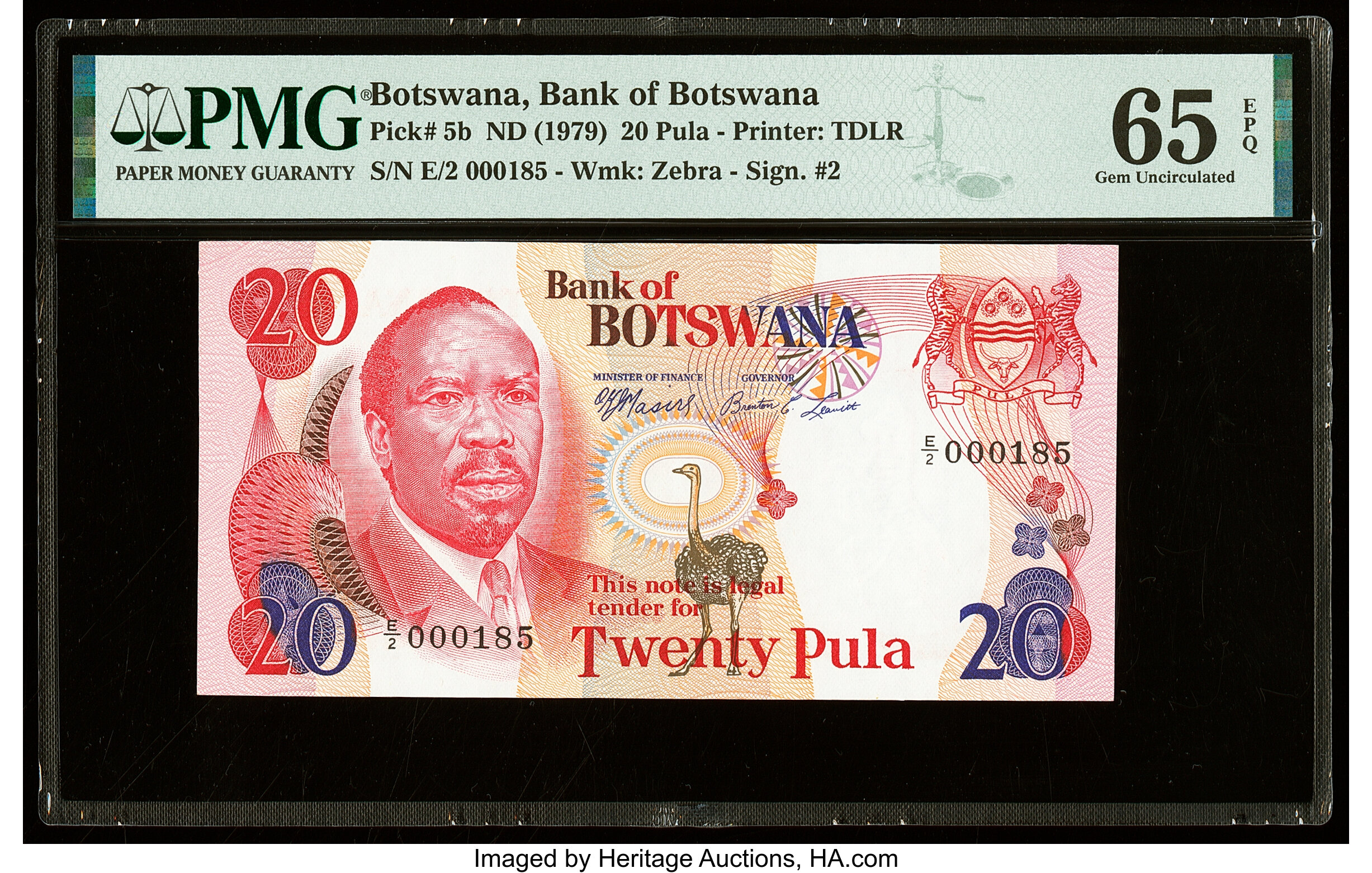 image for: Botswana  20 pula (B105as1)