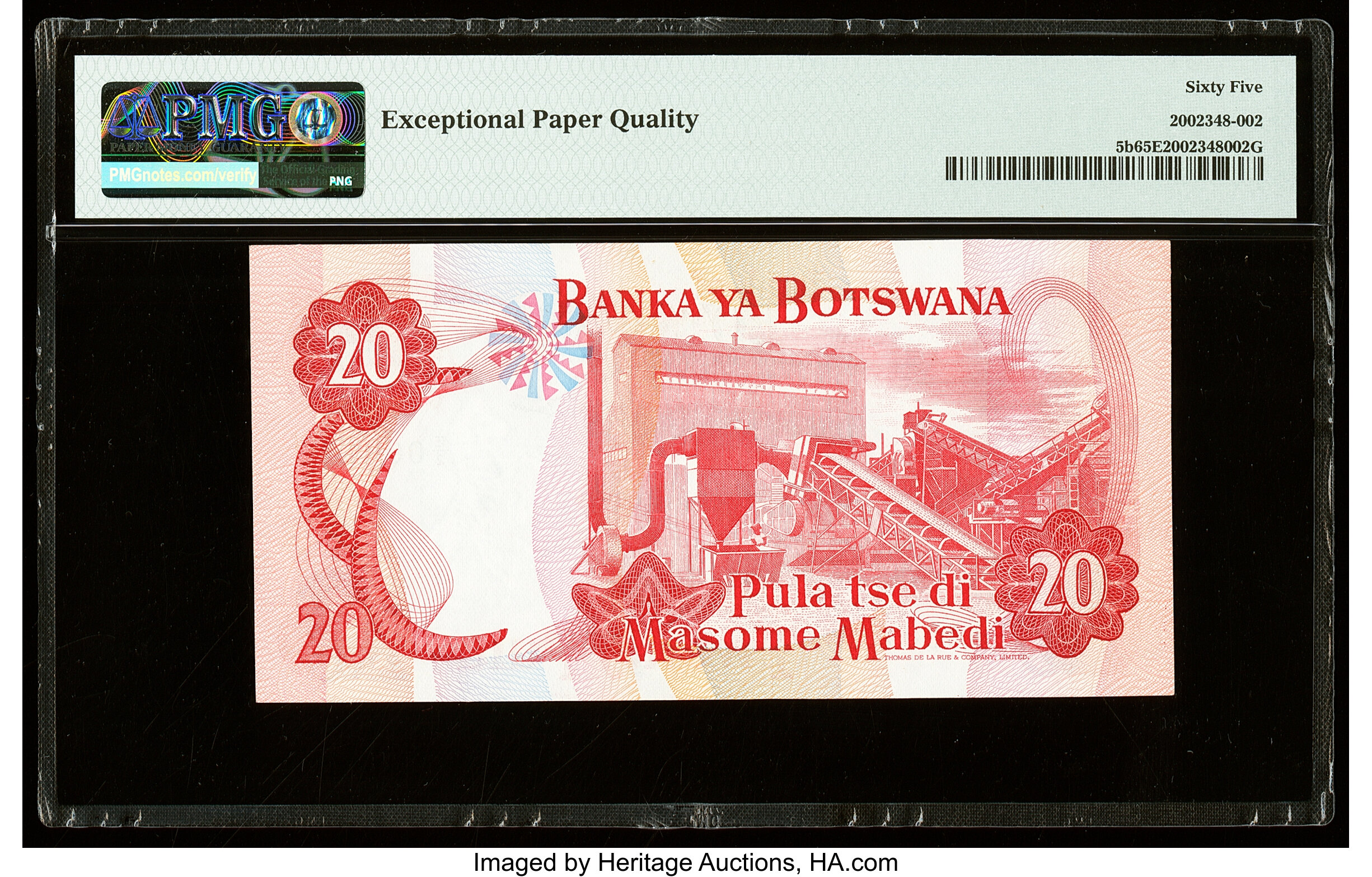 image for: Botswana  20 pula (B105a)