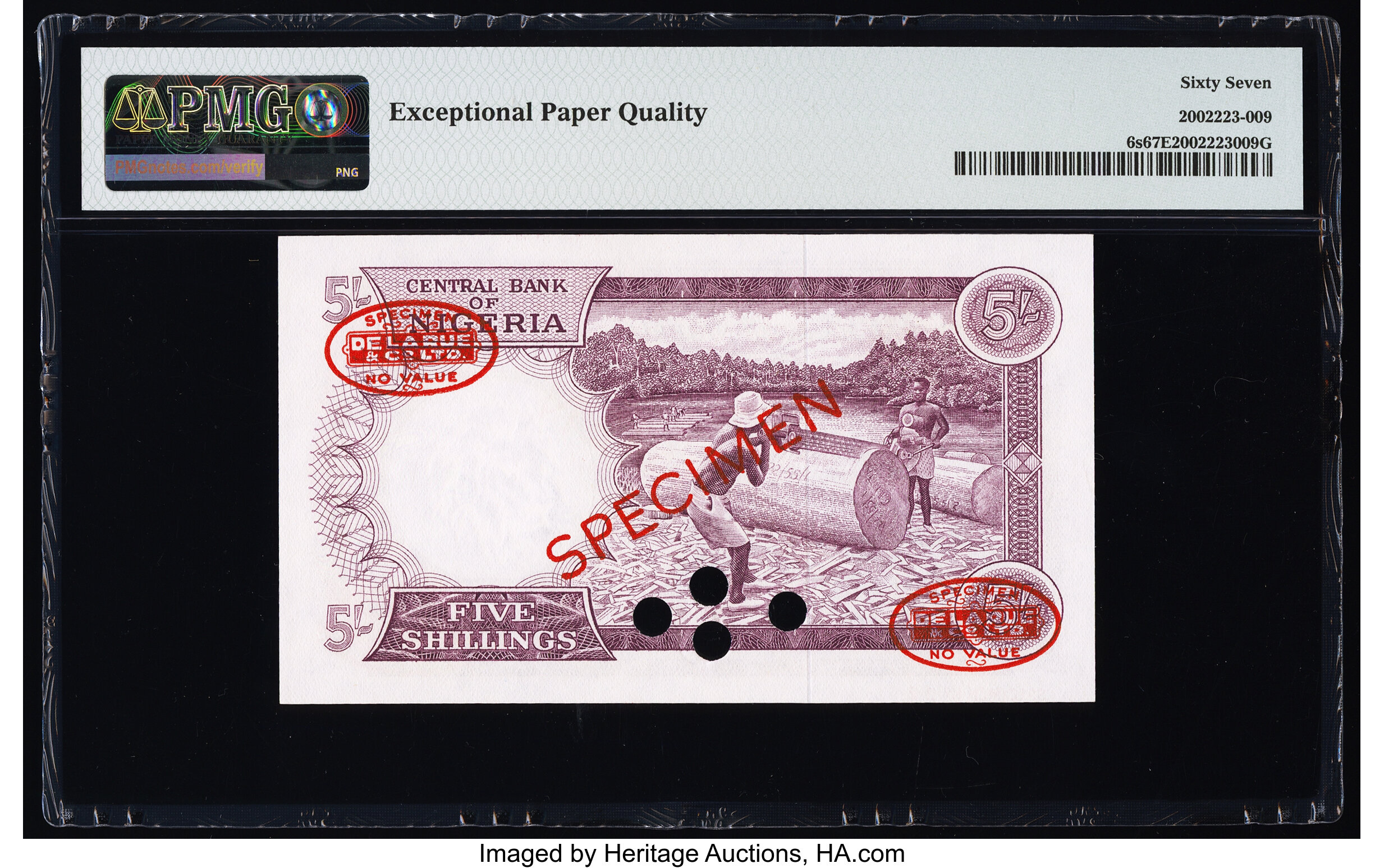 image for: Nigeria  5 shillings (B205as1)