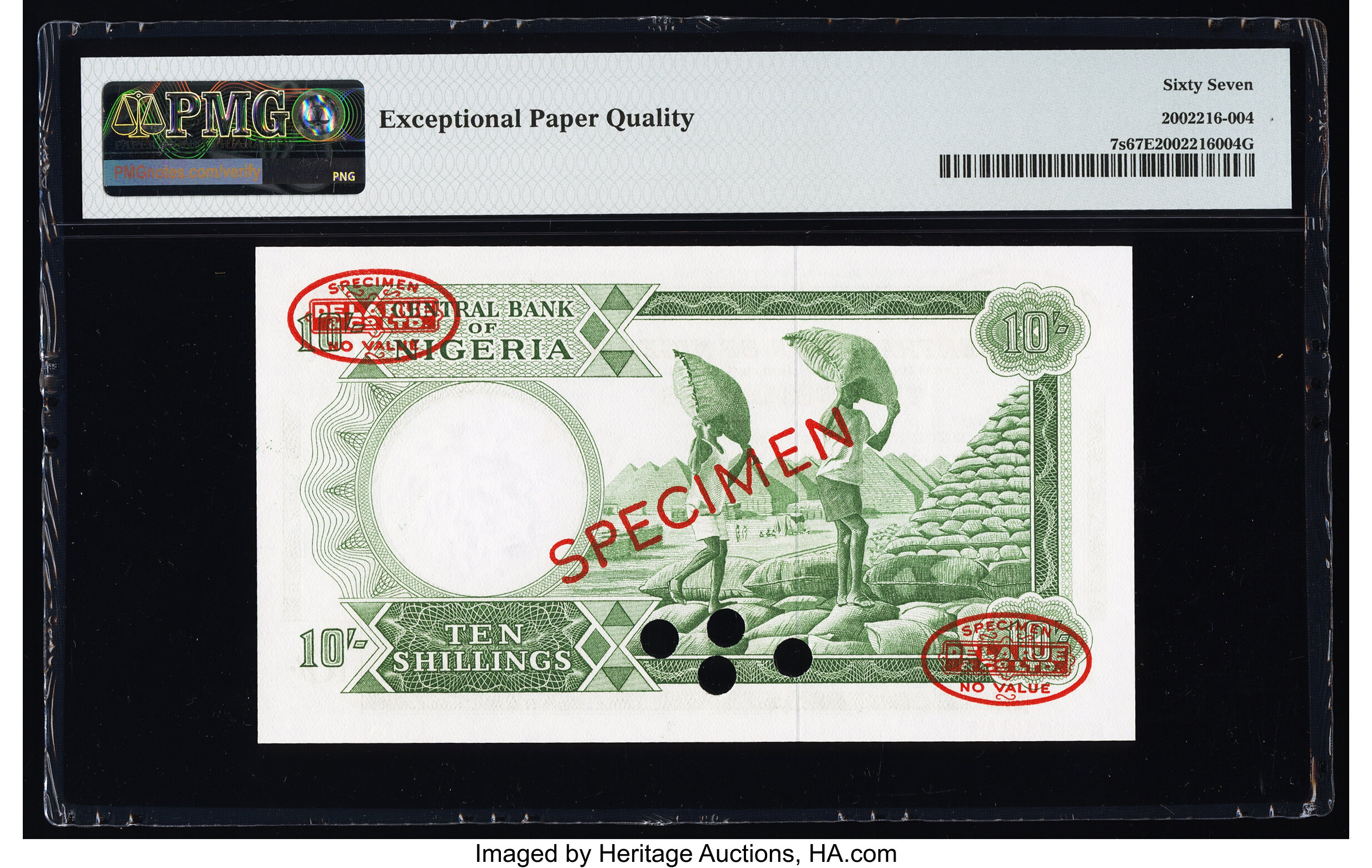 image for: Nigeria  10 shillings (B206as6)