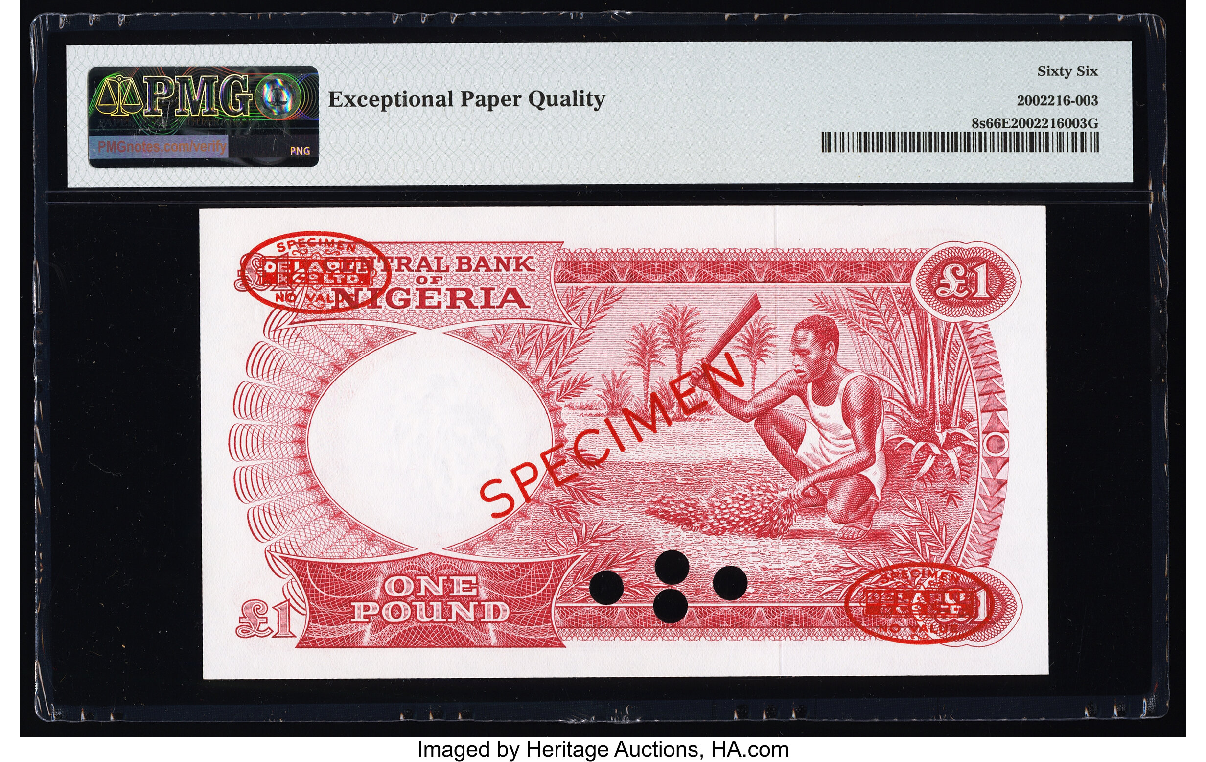 image for: Nigeria  1 pound (B207as4)