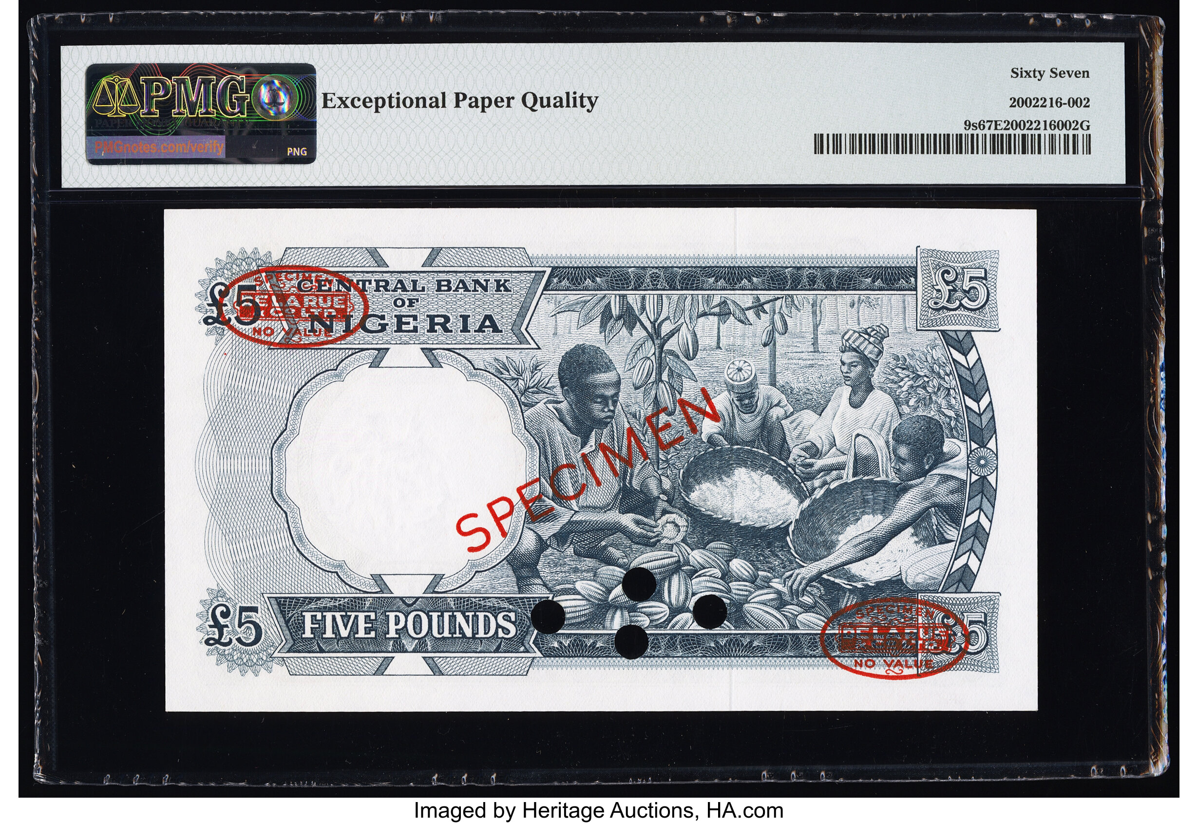 image for: Nigeria  5 pounds (B208as1)
