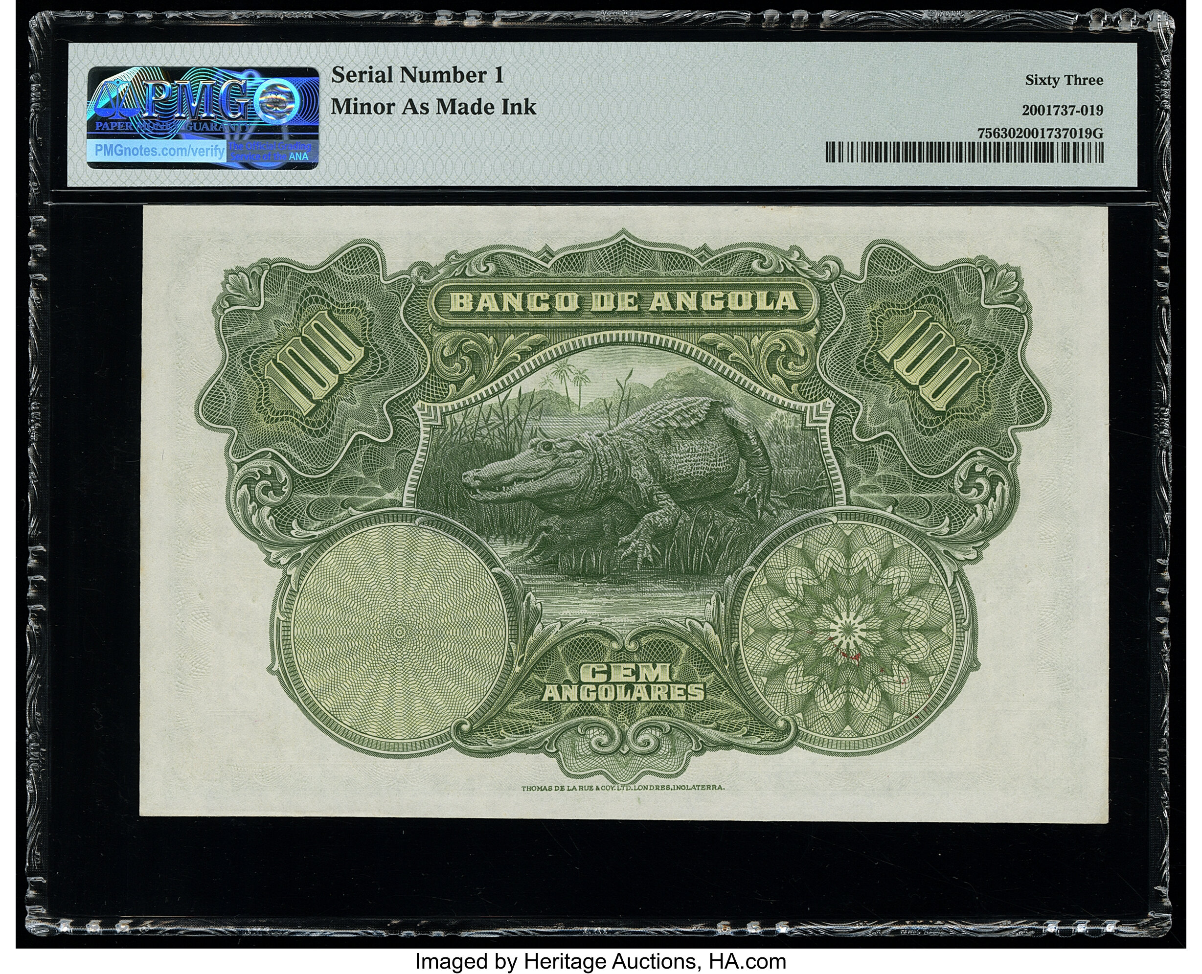 image for: Angola  100 angolares(B405d)