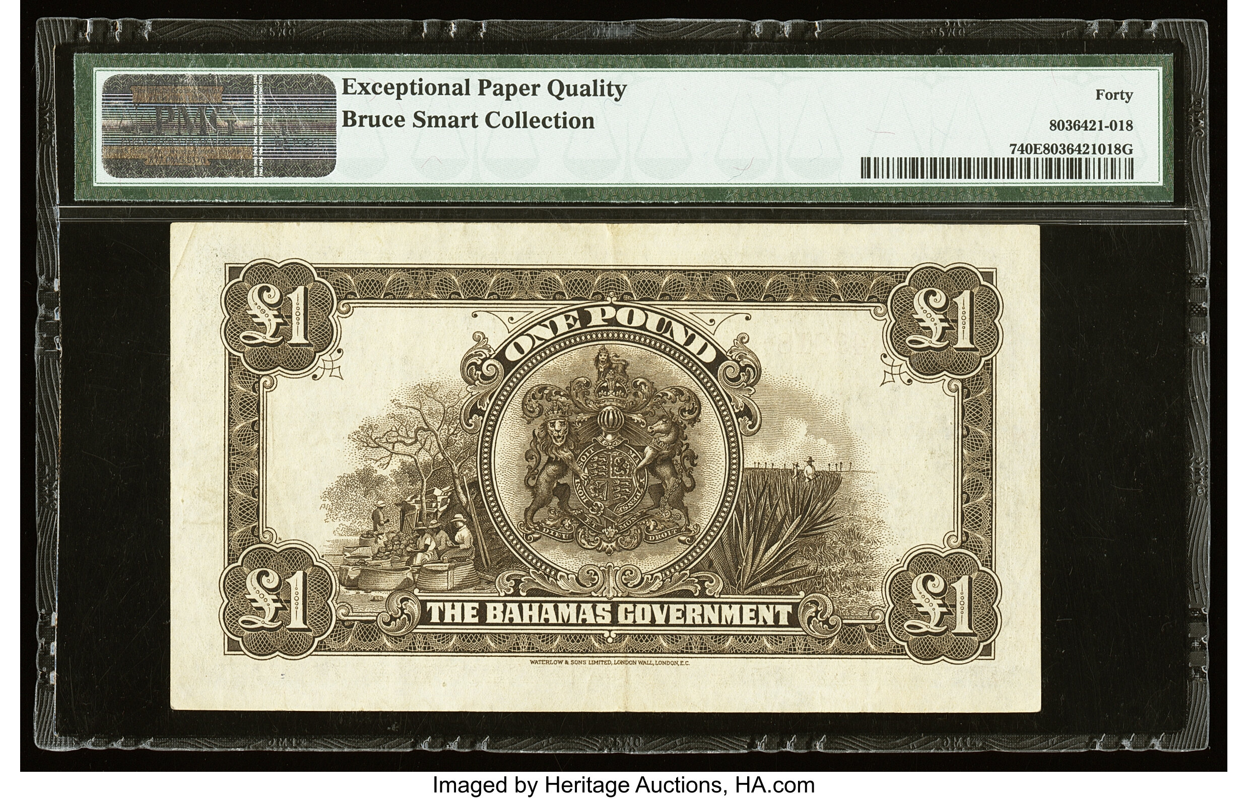 image for: Bahamas  1 pound(B107at)