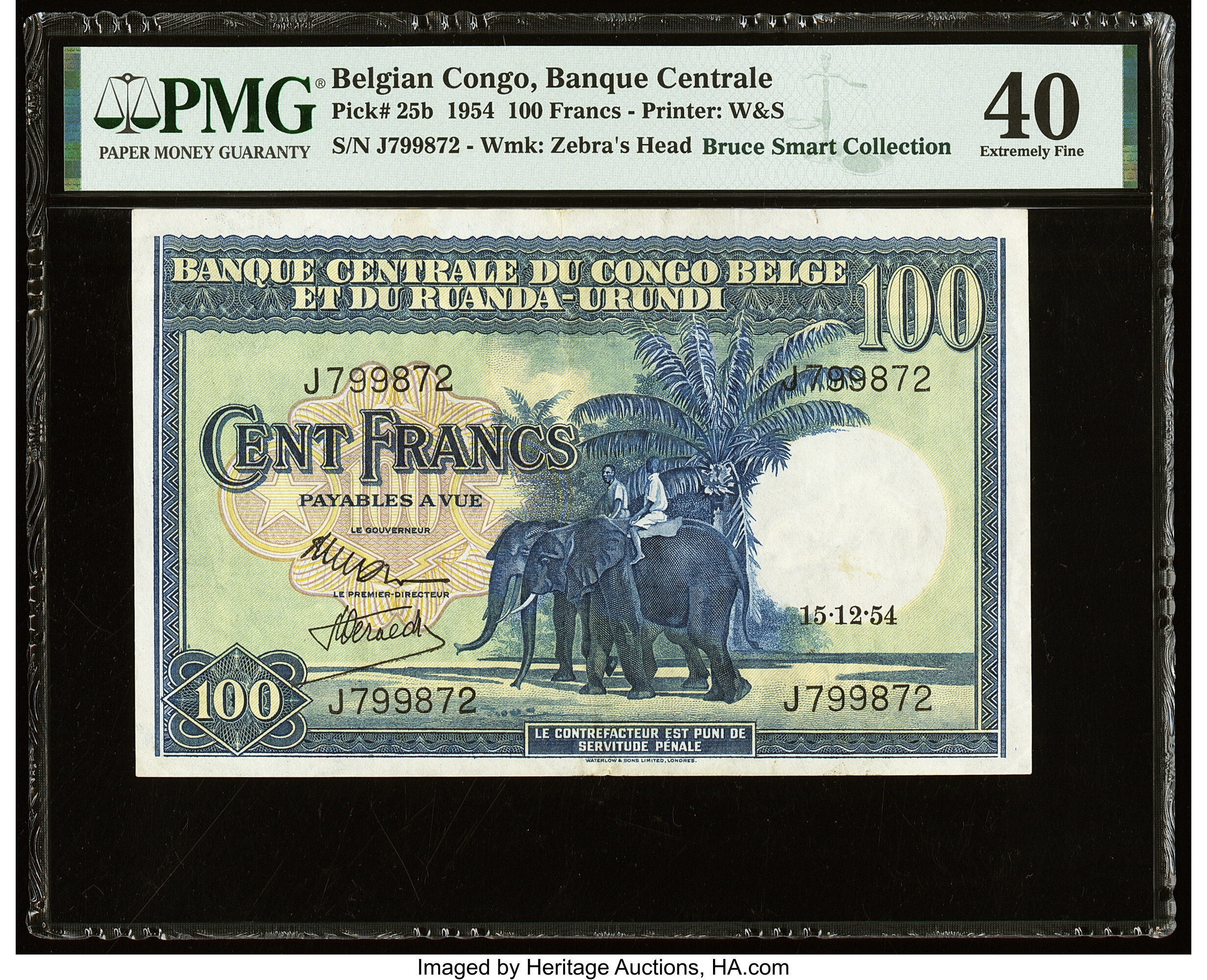 image for: Belgian Congo  100 francs(B305h)