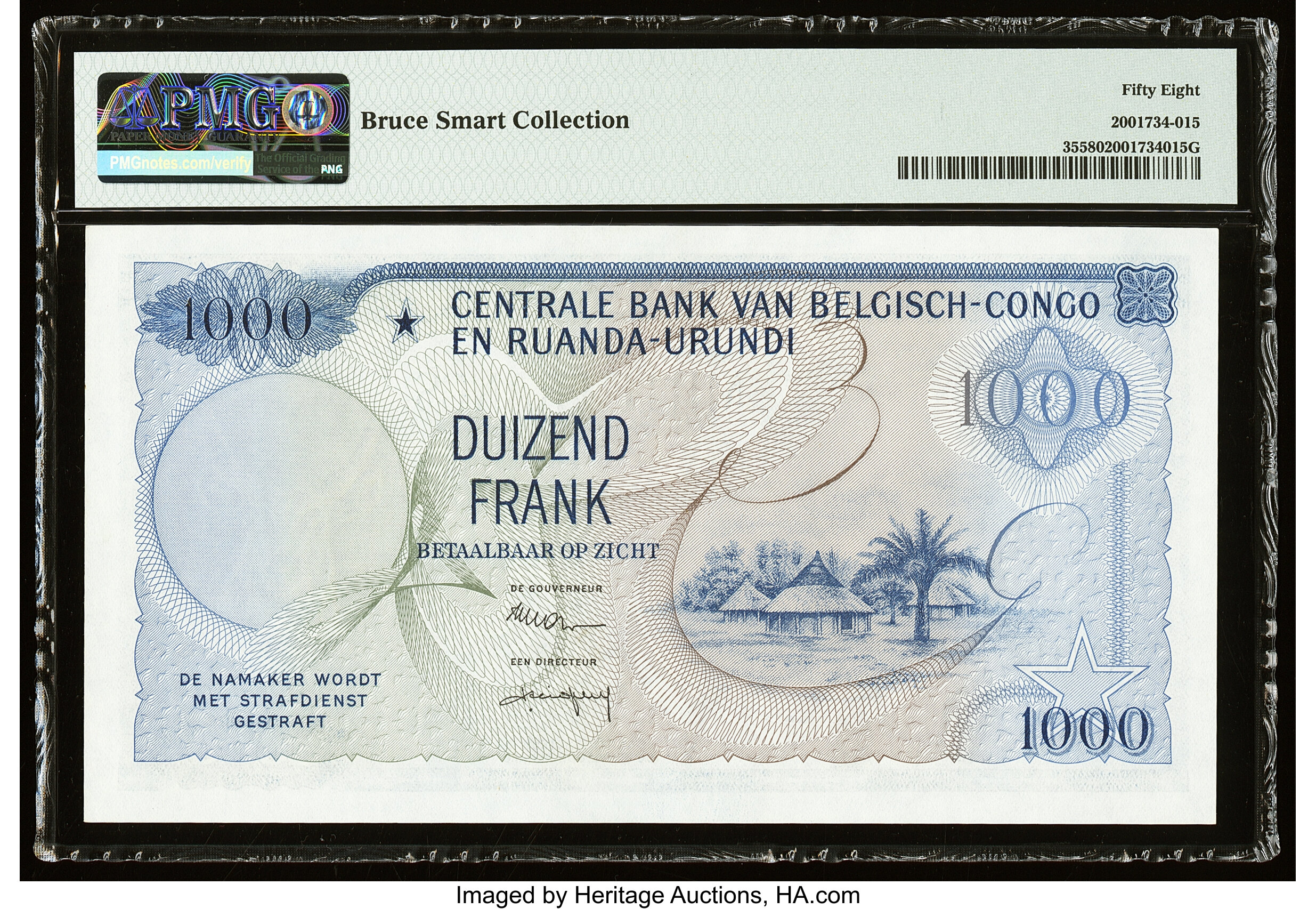 image for: Belgian Congo  1,000 francs(B315g)
