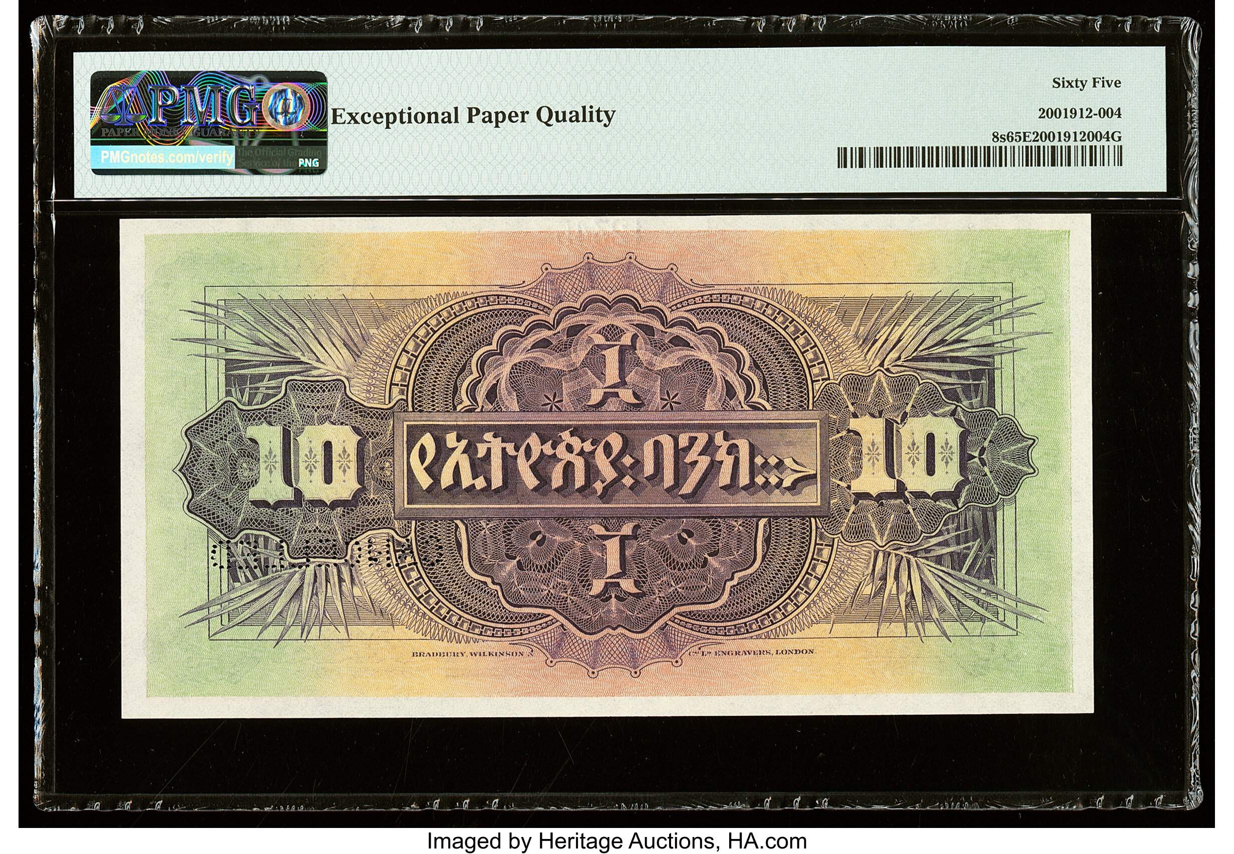 image for: Ethiopia  10 thalers(B103as)