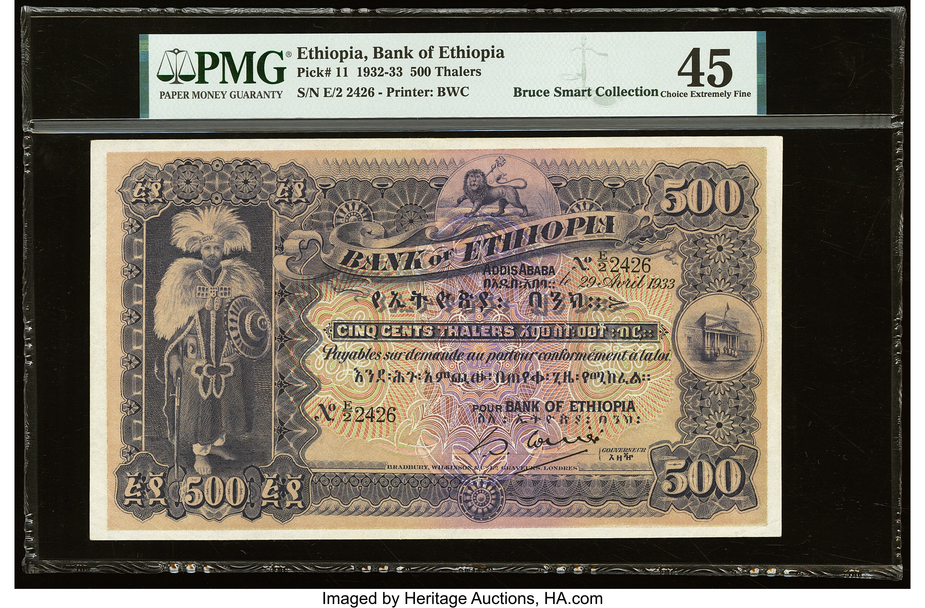 image for: Ethiopia  500 thalers(B106as)