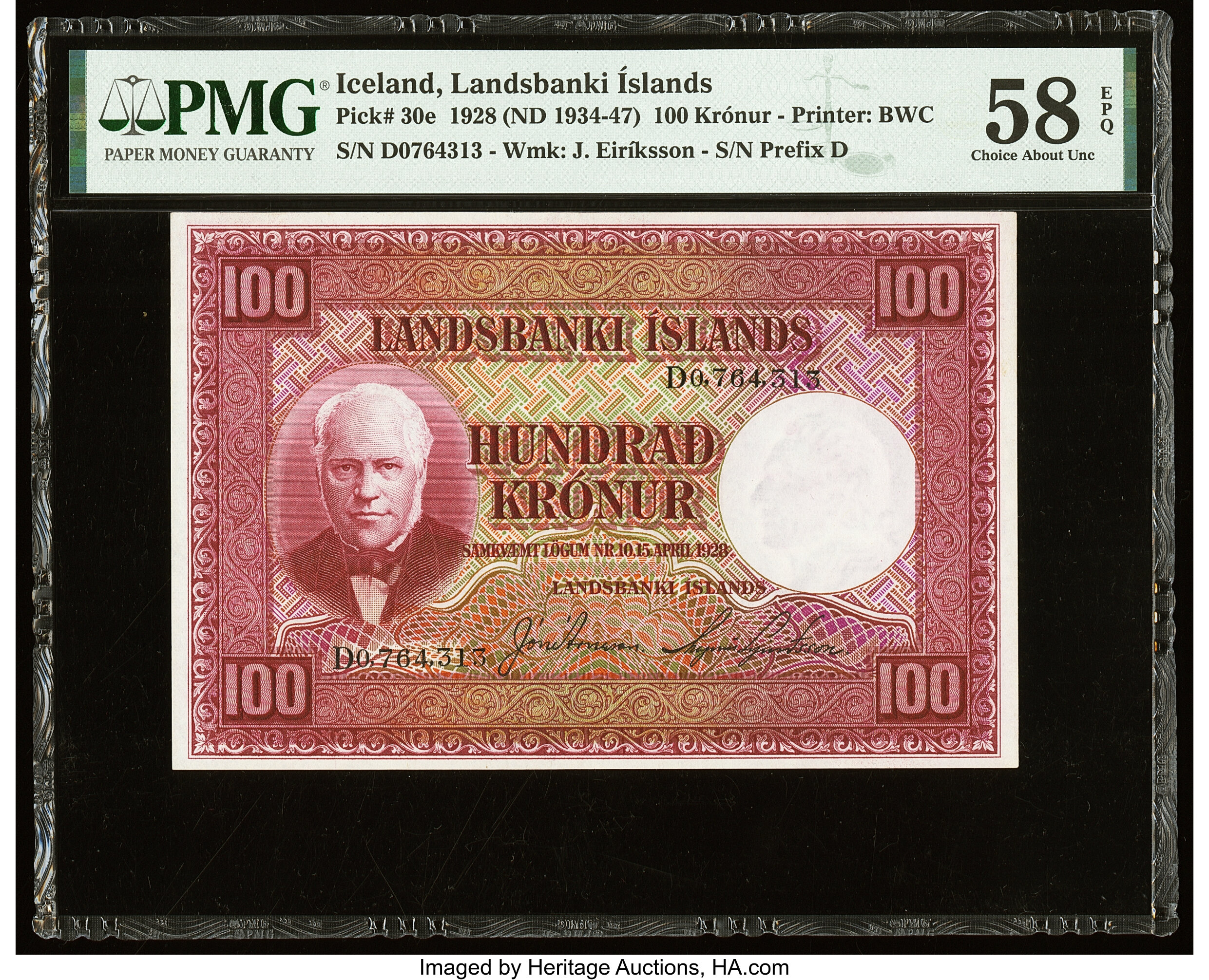image for: Iceland  100 kr?nur (B608b2)