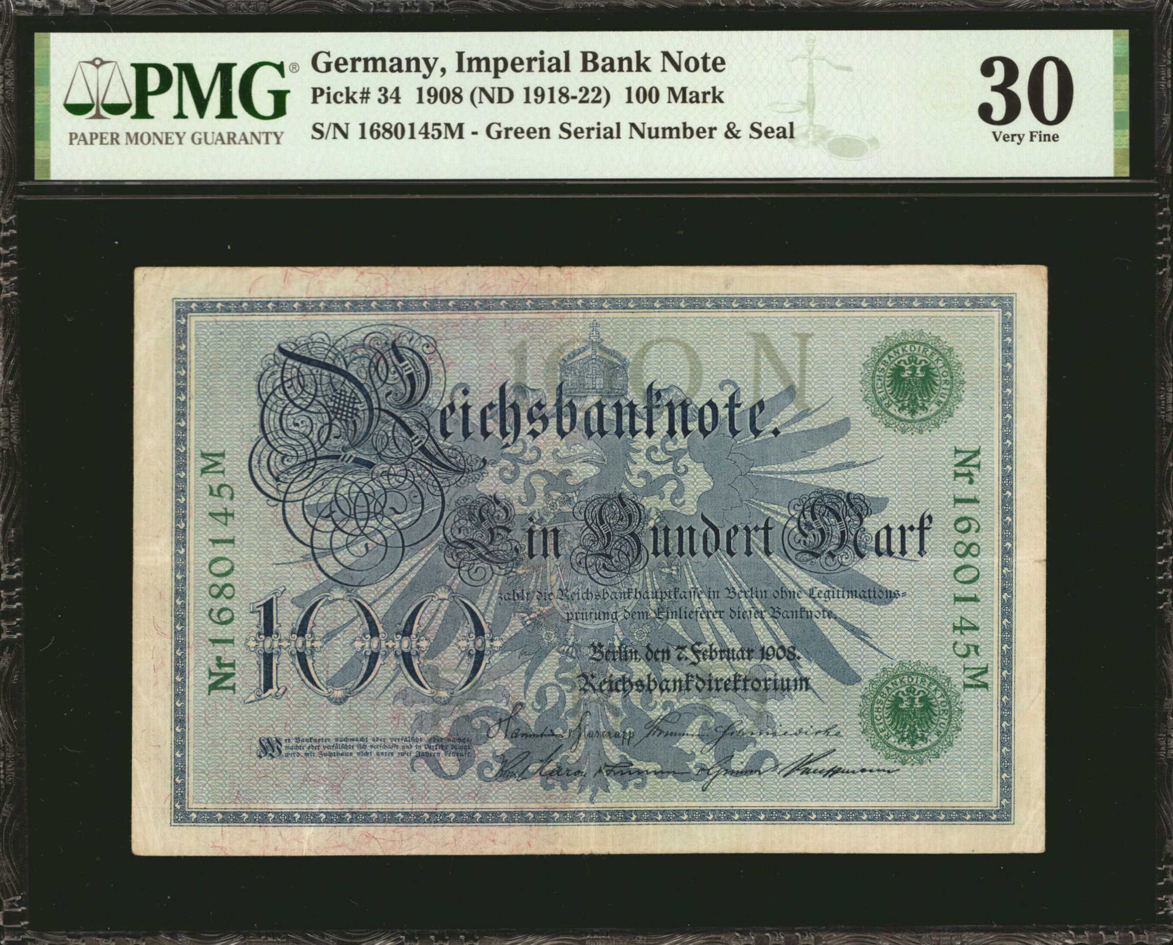 image for: Germany  100 mark (B211a8)
