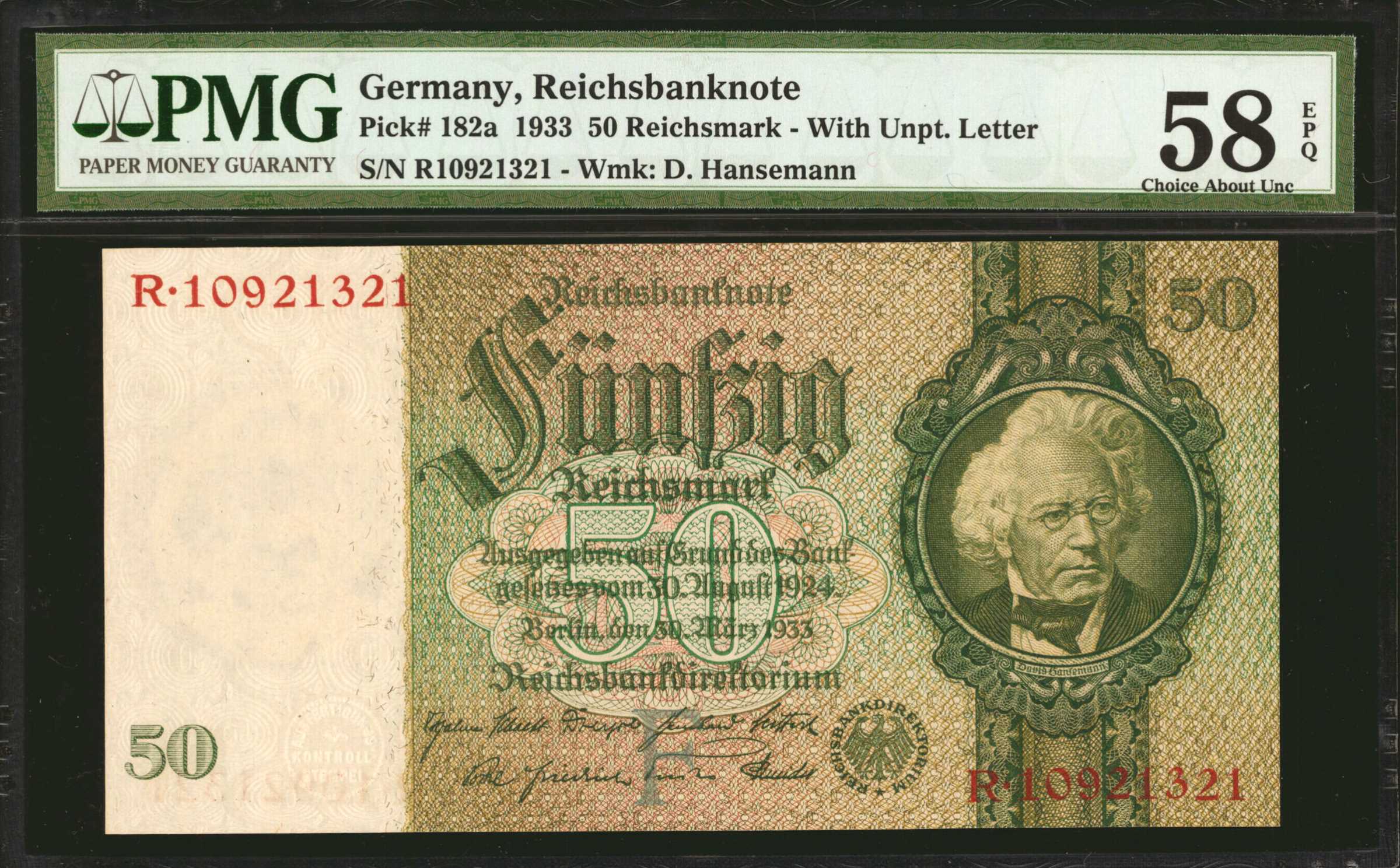 image for: Germany  50 reichsmark (B320a2)