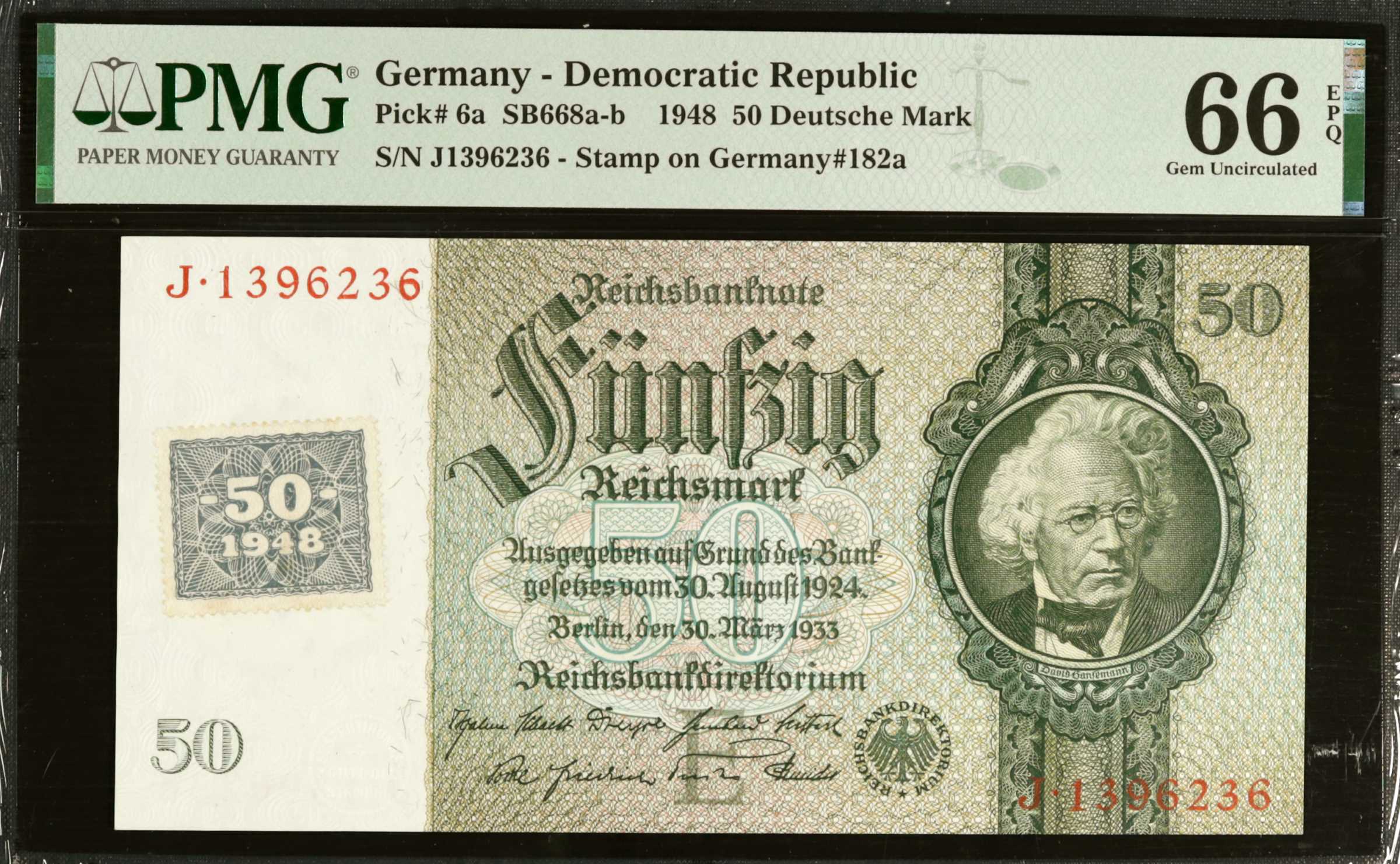 image for: German Democratic Republic  50 deutsche mark (B108b1)