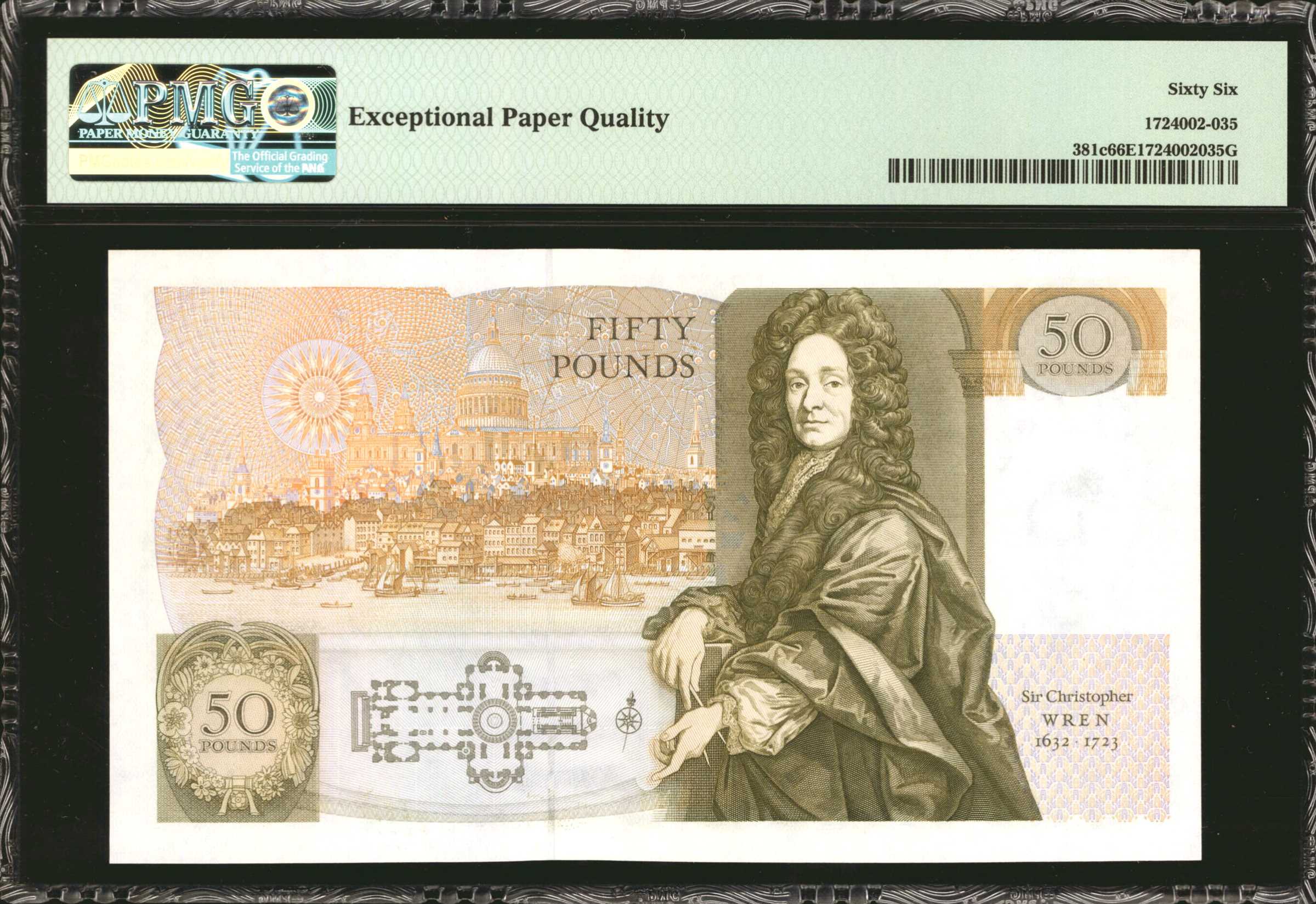 image for: United Kingdom  50 pounds (B190b)