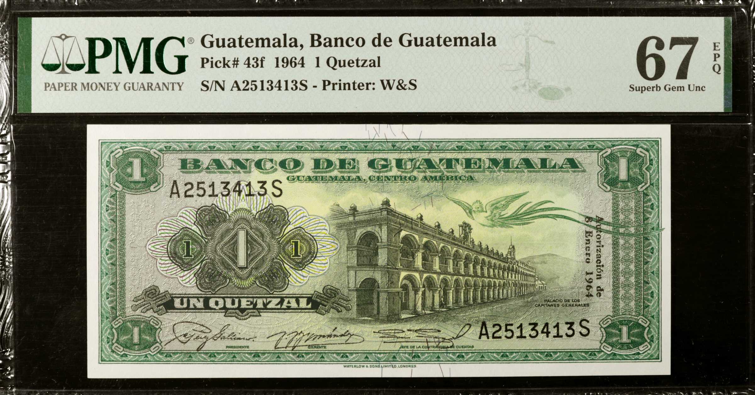 image for: Guatemala  1 quetzal (B525h)