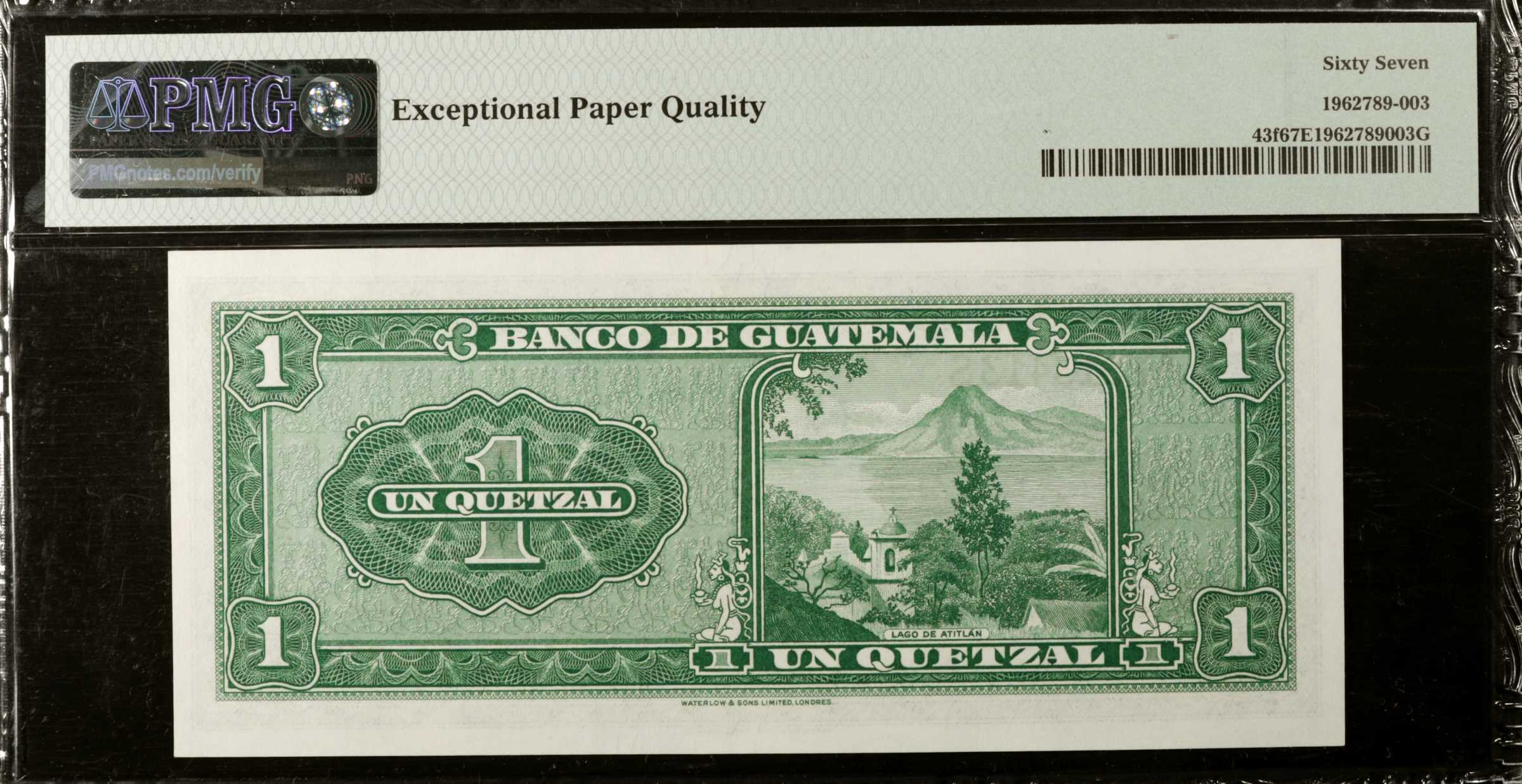 image for: Guatemala  1 quetzal (B525d)