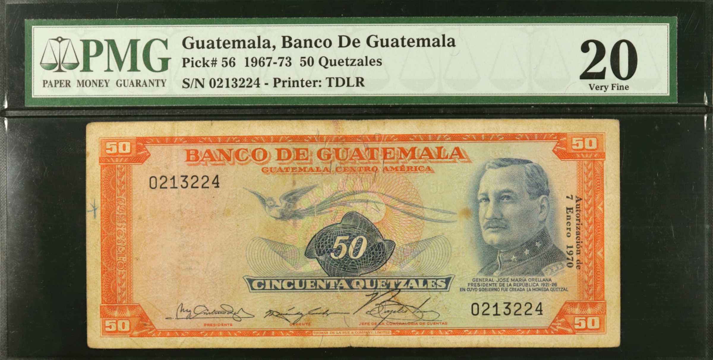 image for: Guatemala  50 quetzales (B539g)