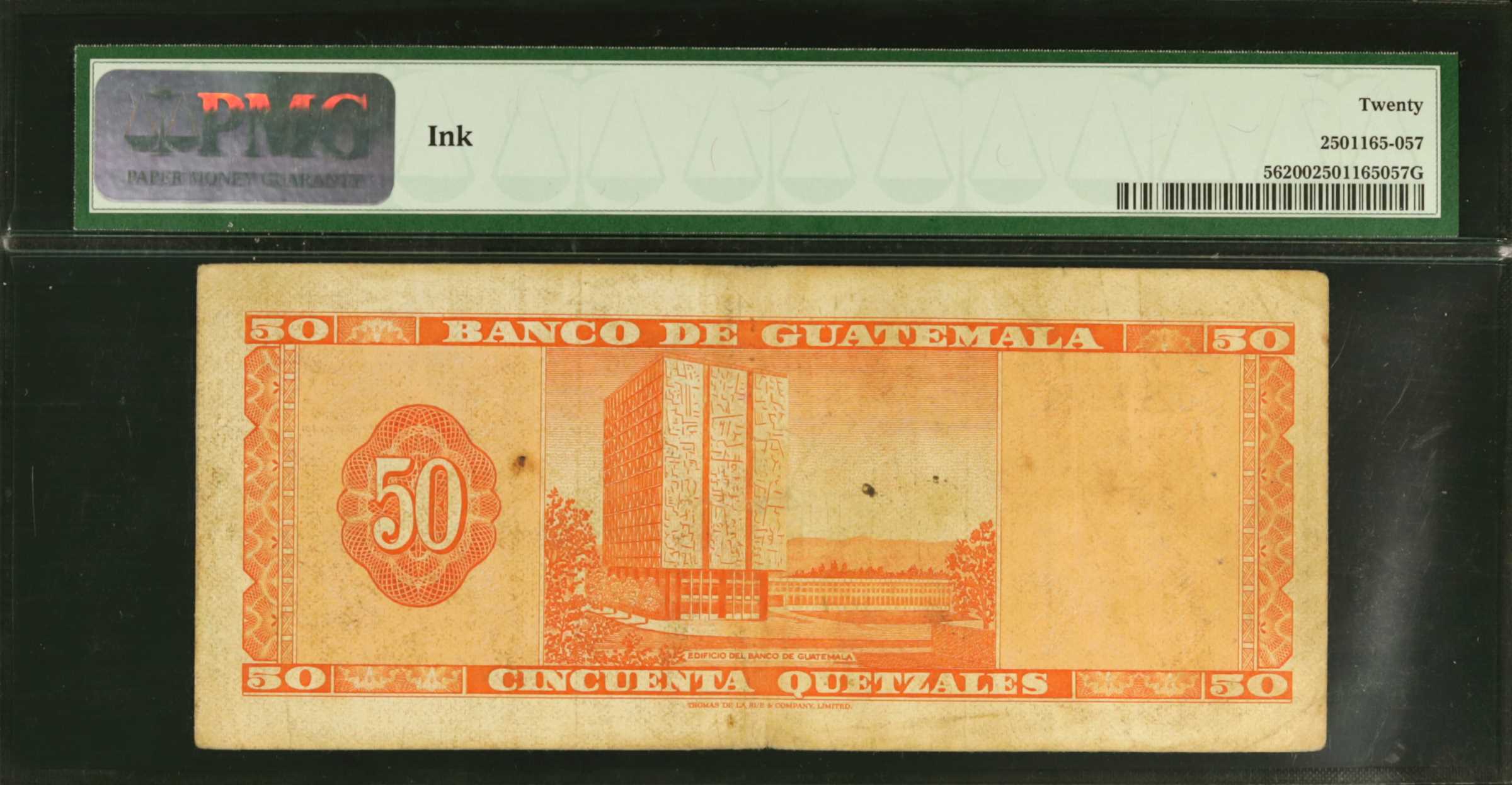image for: Guatemala  50 quetzales (B539c)
