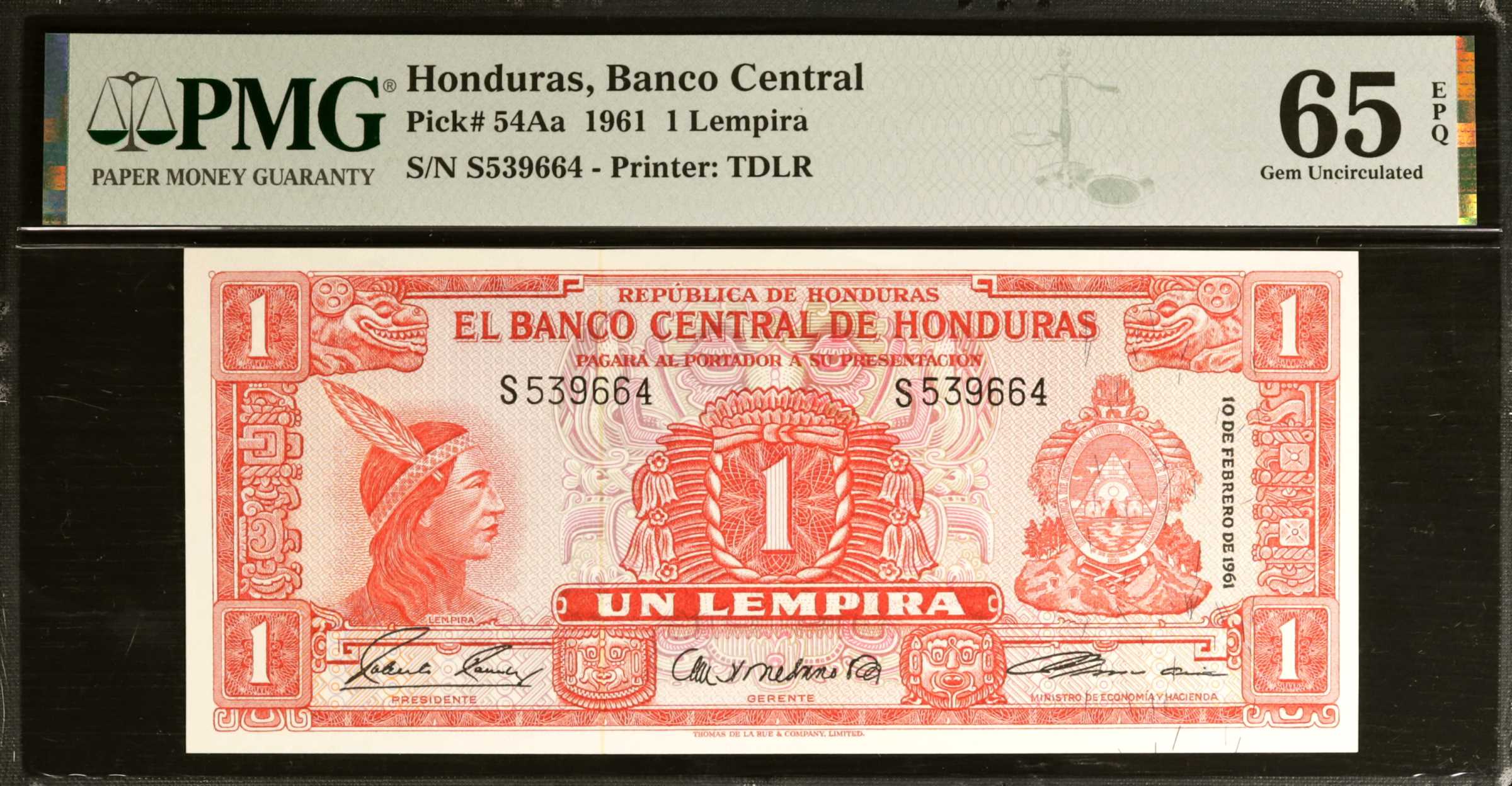 image for: Honduras  1 lempira (B306bs2)