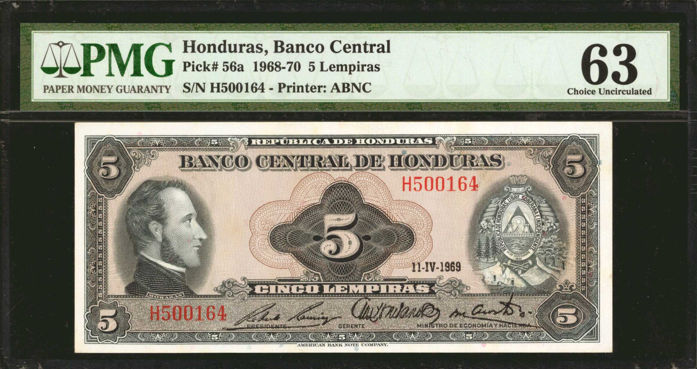image for: Honduras  5 lempiras (B312i)