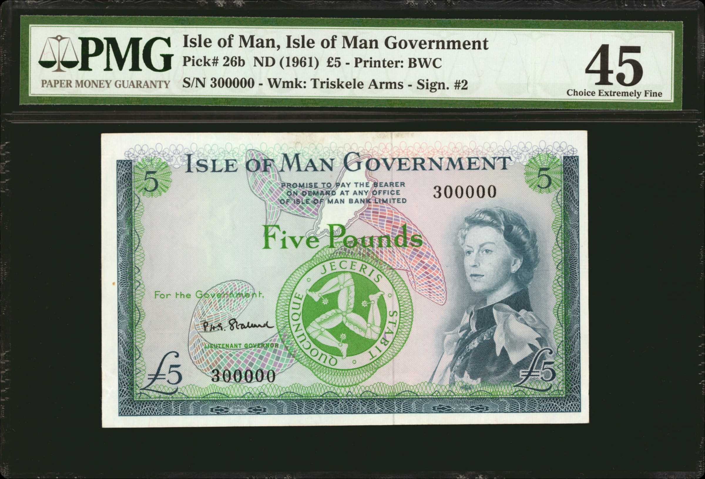 image for: Isle of Man  5 pounds (B103as2)