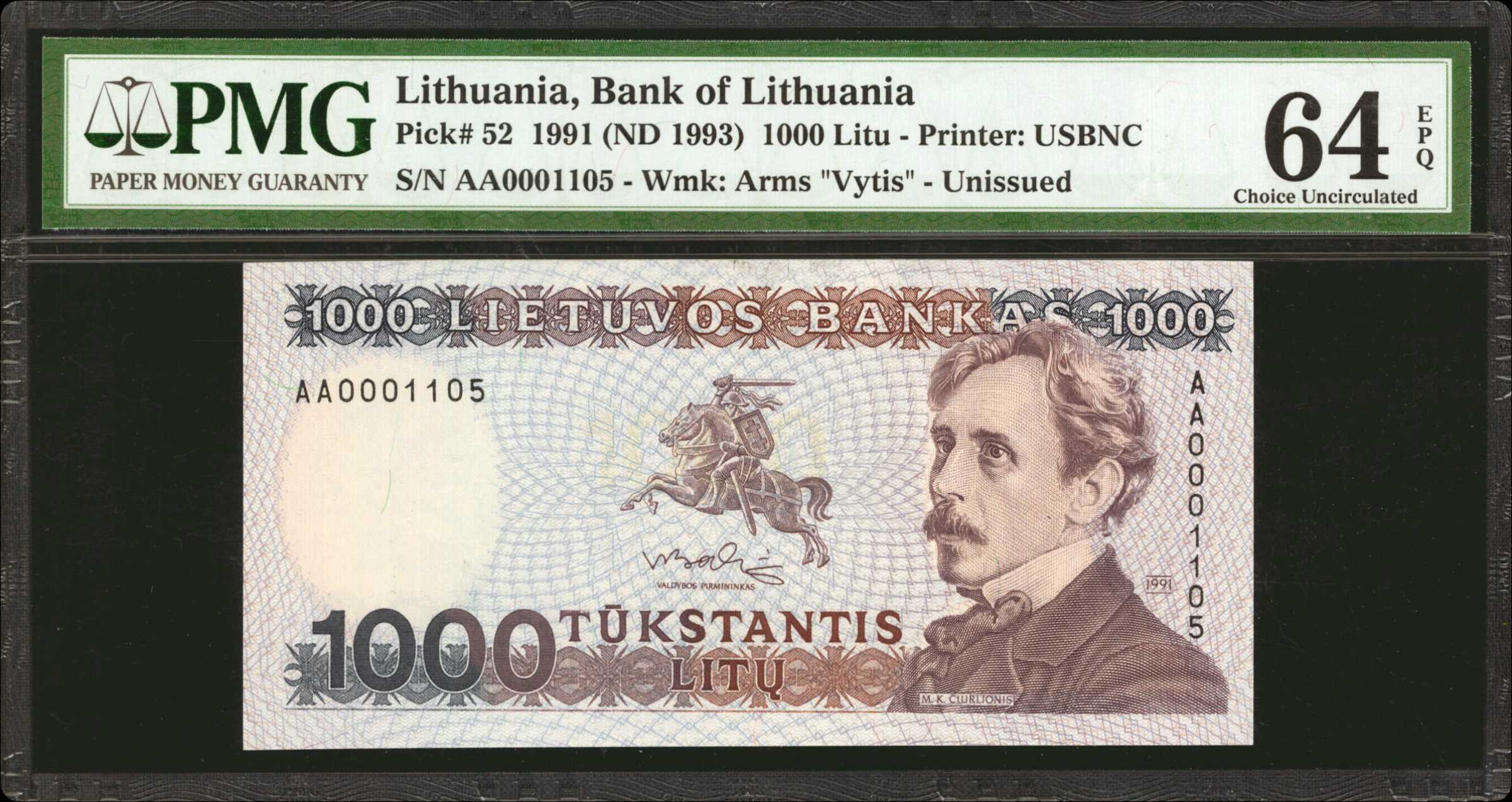 image for: Lithuania  1,000 lit?(B163az)
