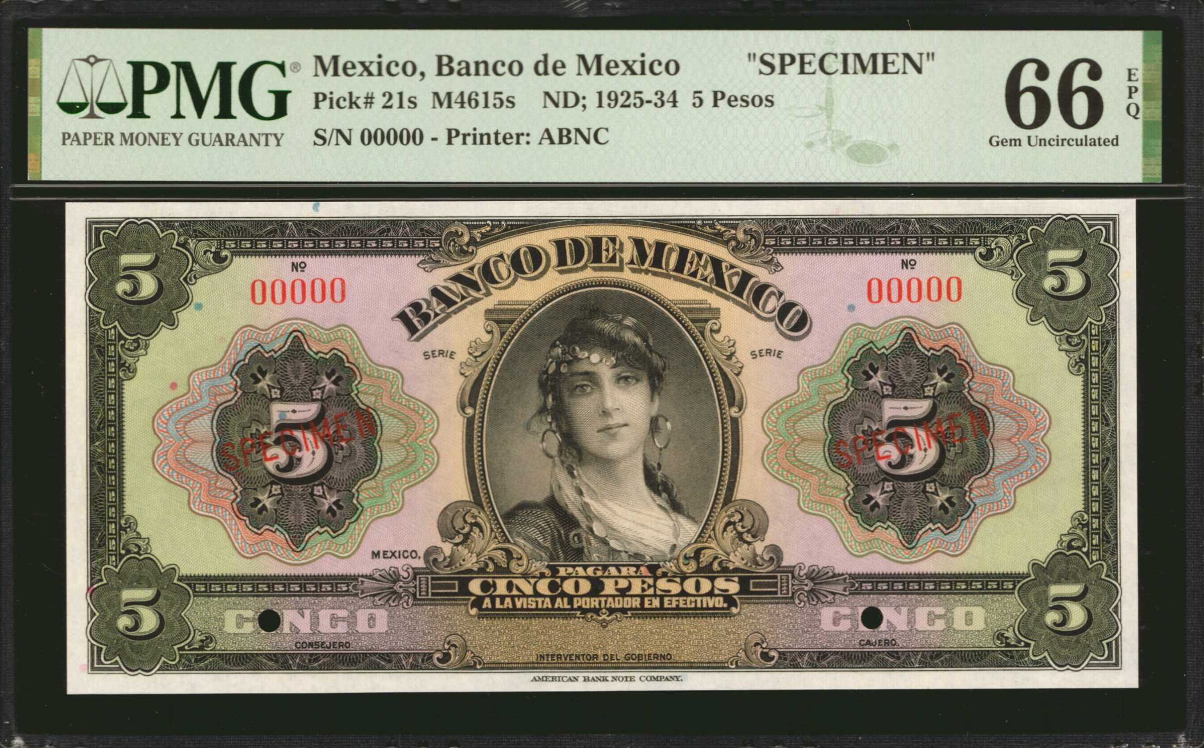 image for: Mexico  5 pesos(B601s)