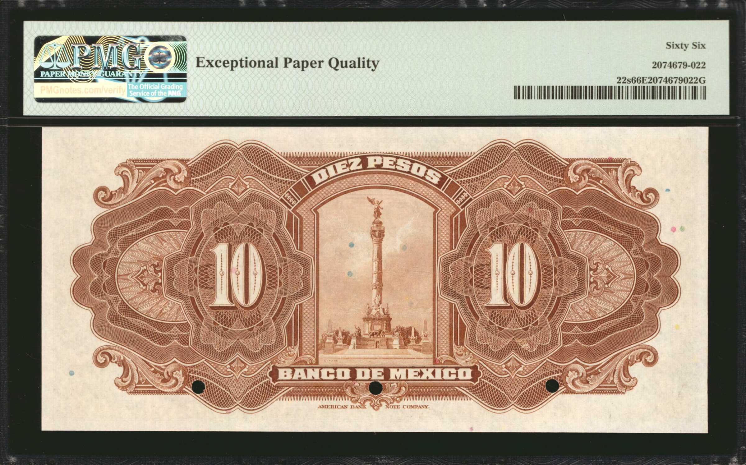 image for: Mexico  10 pesos(B602d)