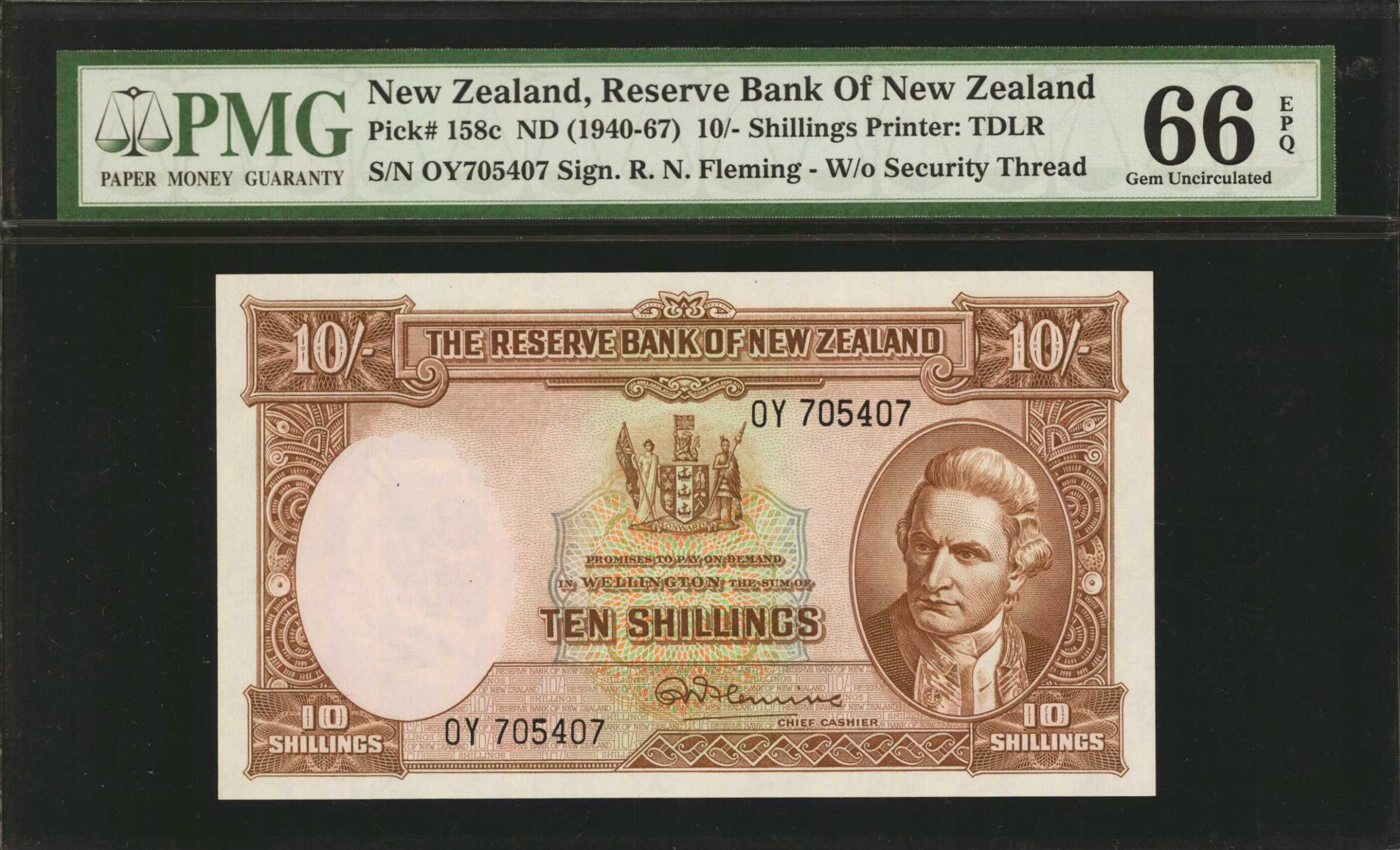 image for: New Zealand  10 shillings (B105h)