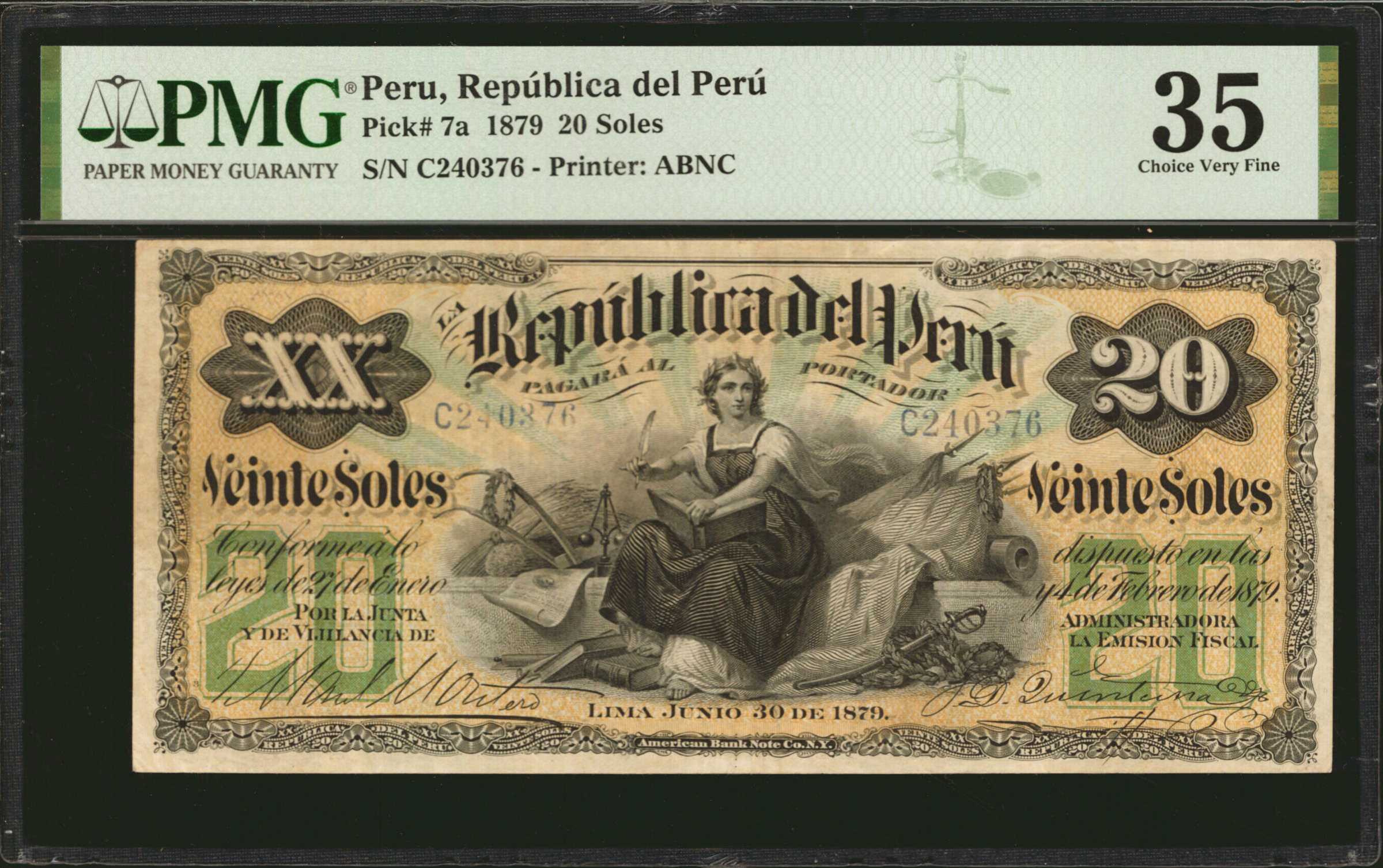 image for: Peru  20 soles(B107ar)