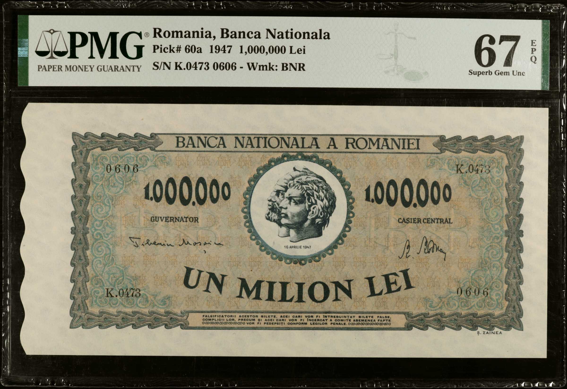 image for: Romania  1,000,000 lei (B240as)