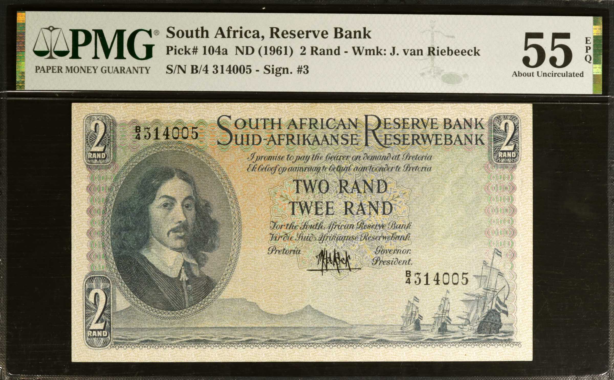 image for: South Africa  2 rand (B732as1)