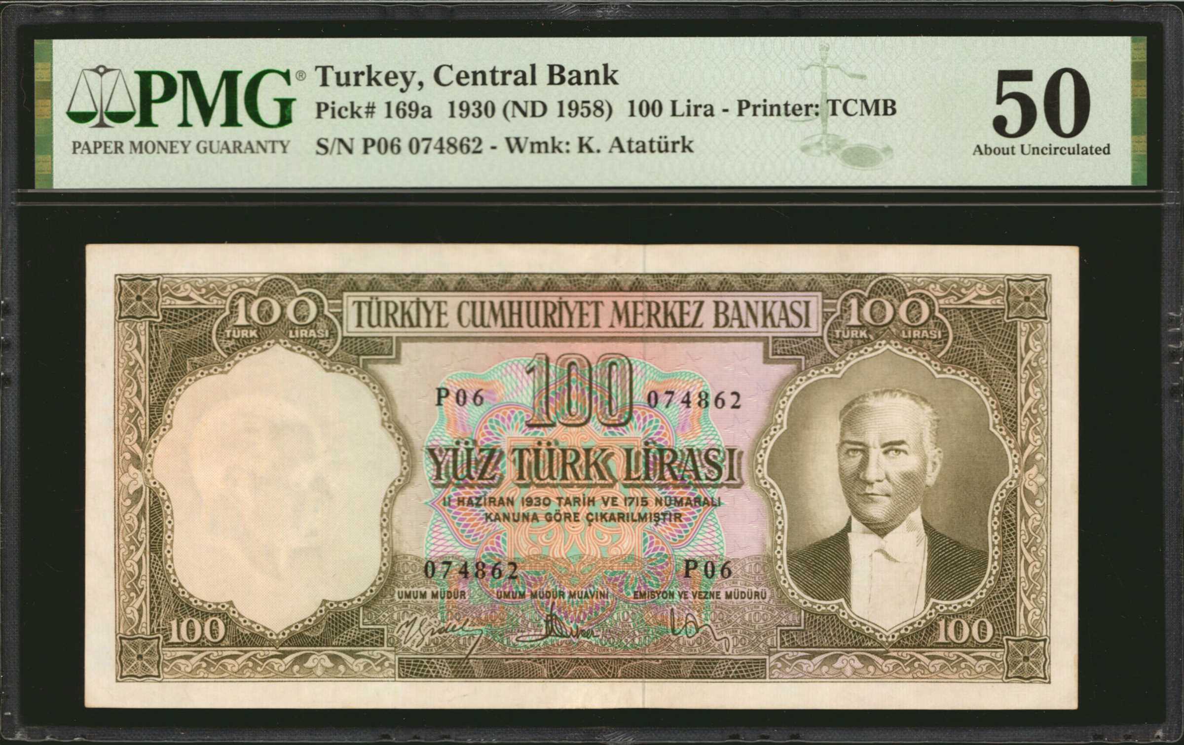 image for: Turkey  100 T?rk liras? (B253a)