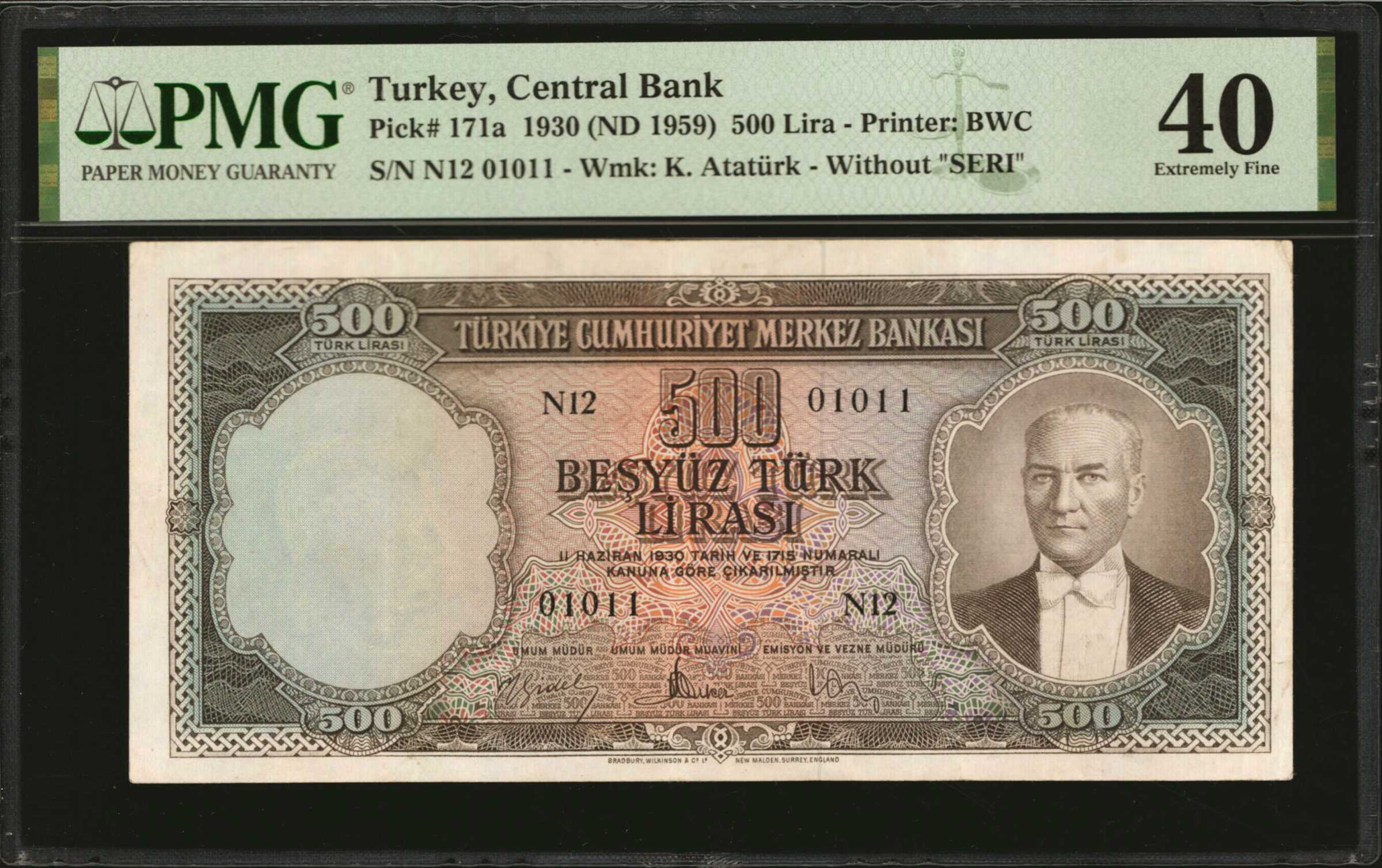 image for: Turkey  500 T?rk liras? (B255a)