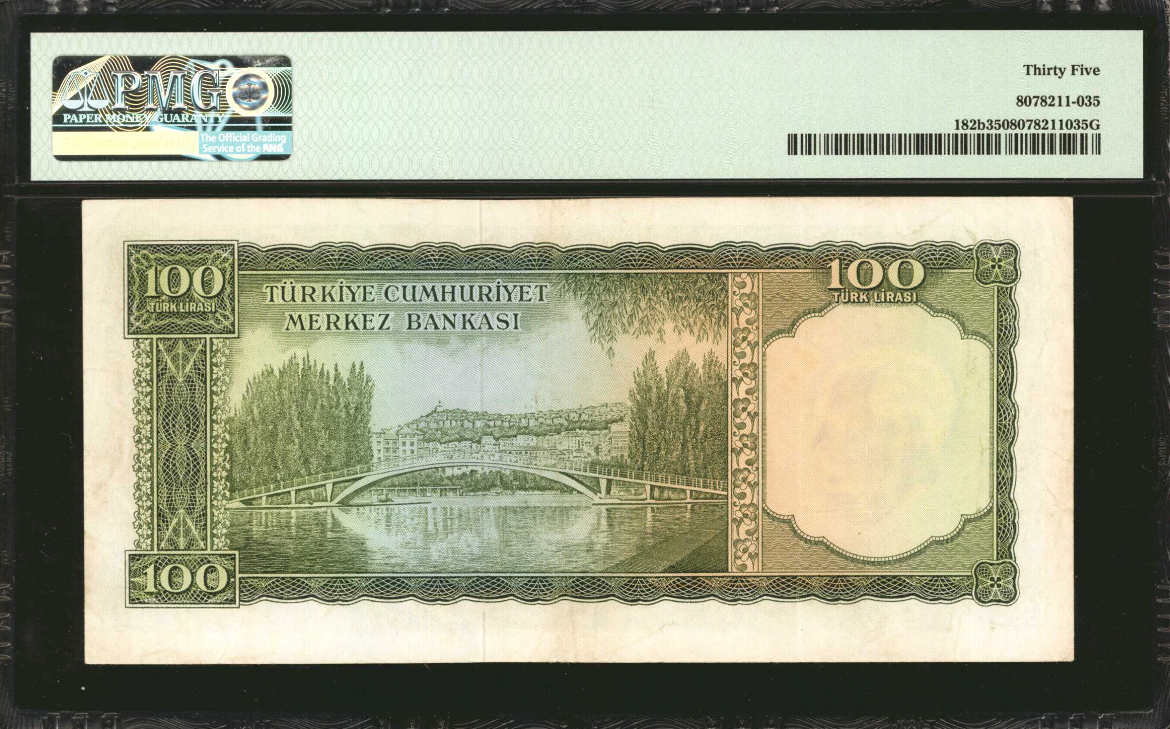 image for: Turkey  100 T?rk liras? (B259a)