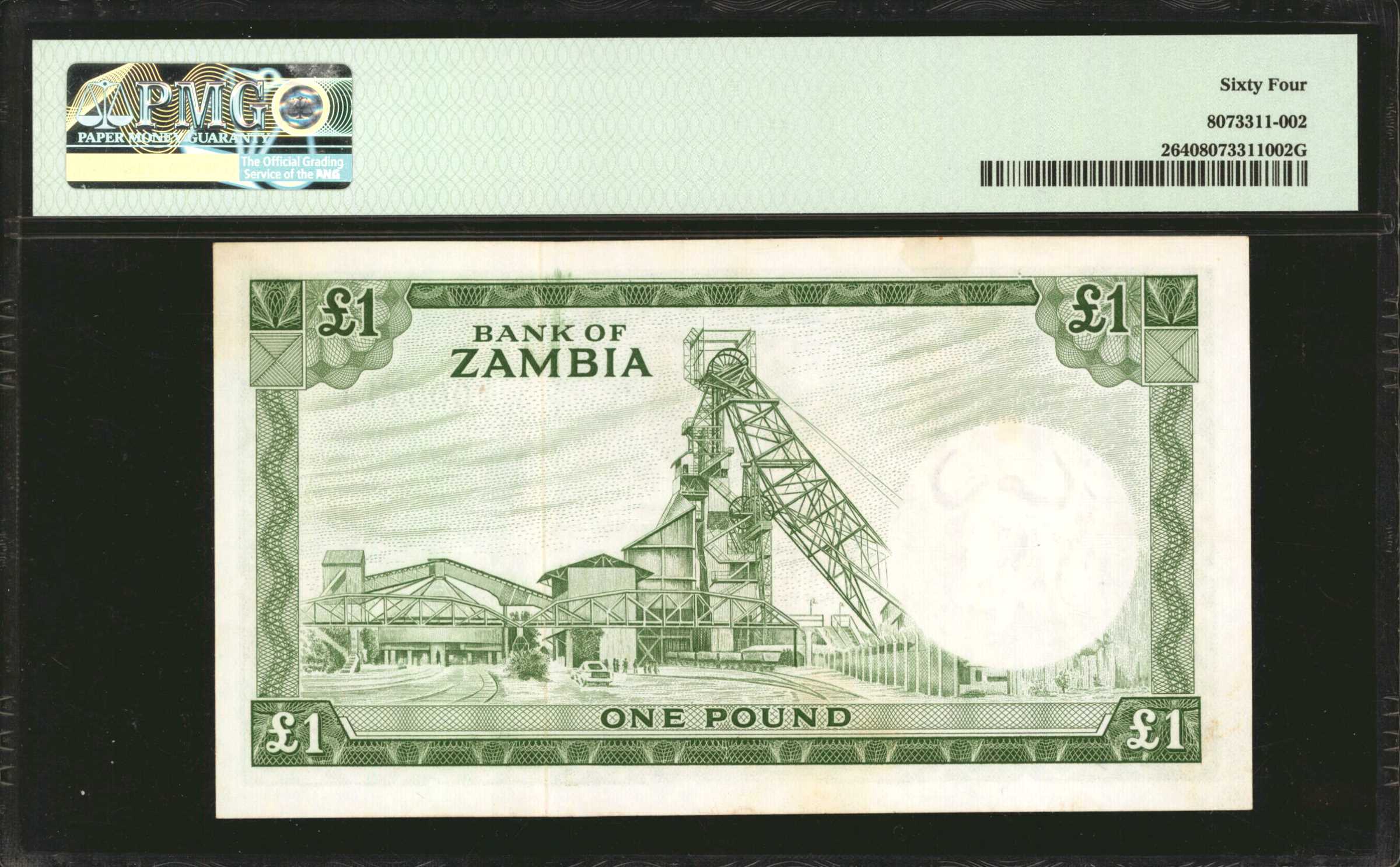 image for: Zambia  1 pound(B102as1)