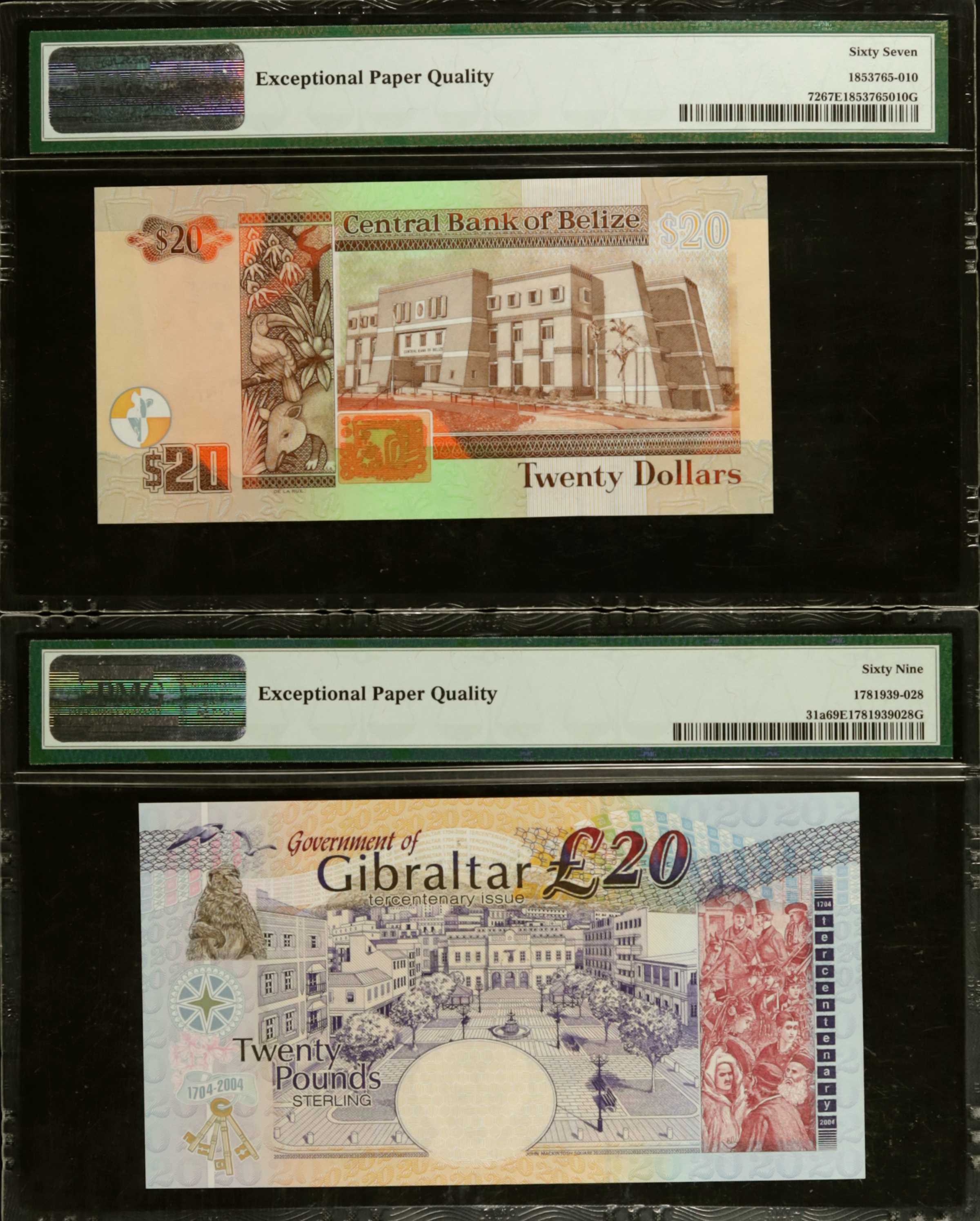 image for: Gibraltar  20 pounds (B129as)