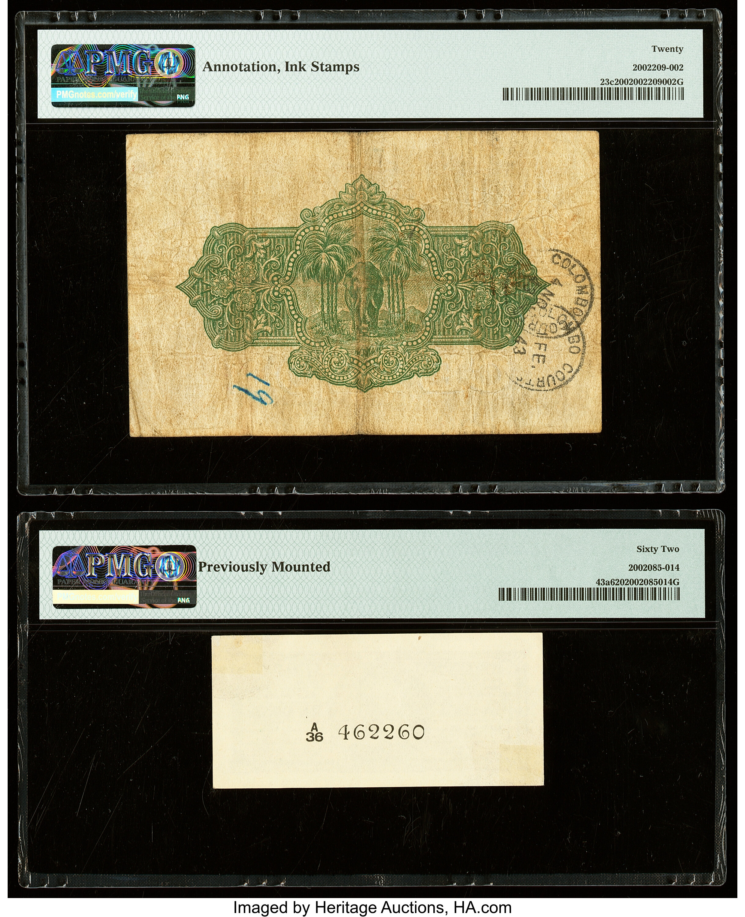 image for: Ceylon  5 rupees (B216h)