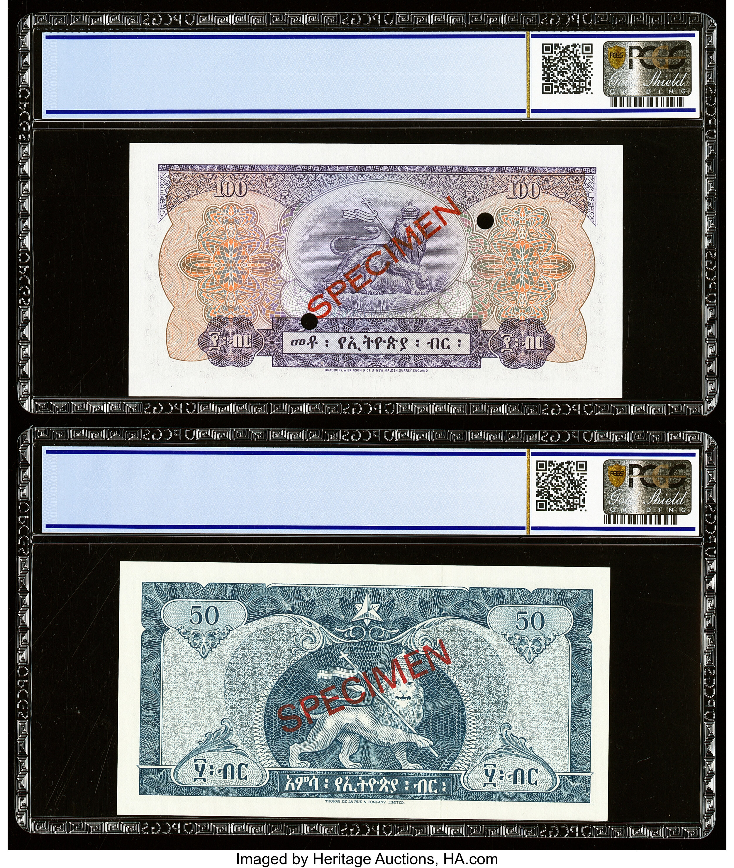 image for: Ethiopia  100 Ethiopian dollars(B212a)