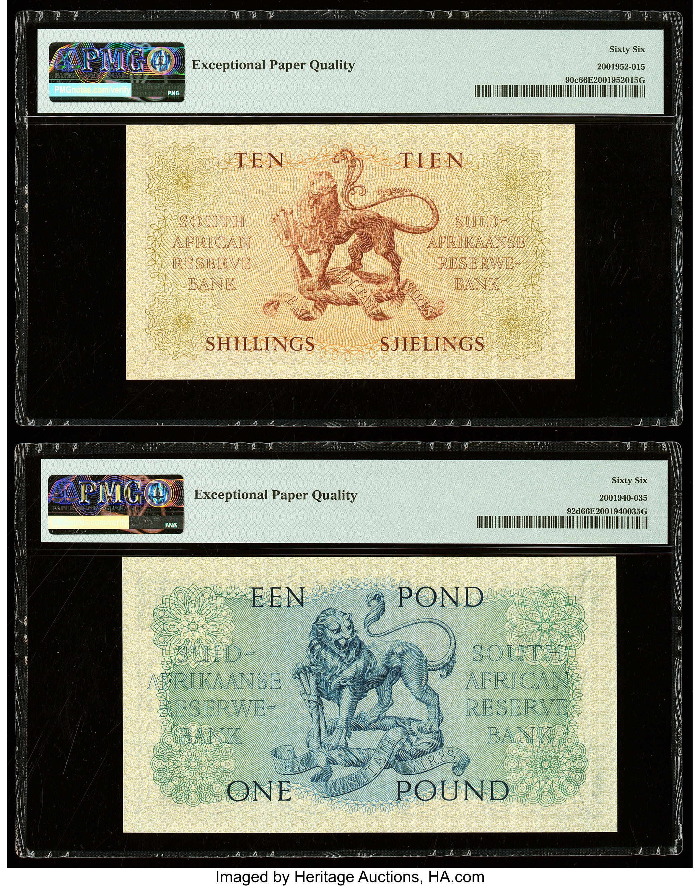 image for: South Africa  10 shillings (B718cz)