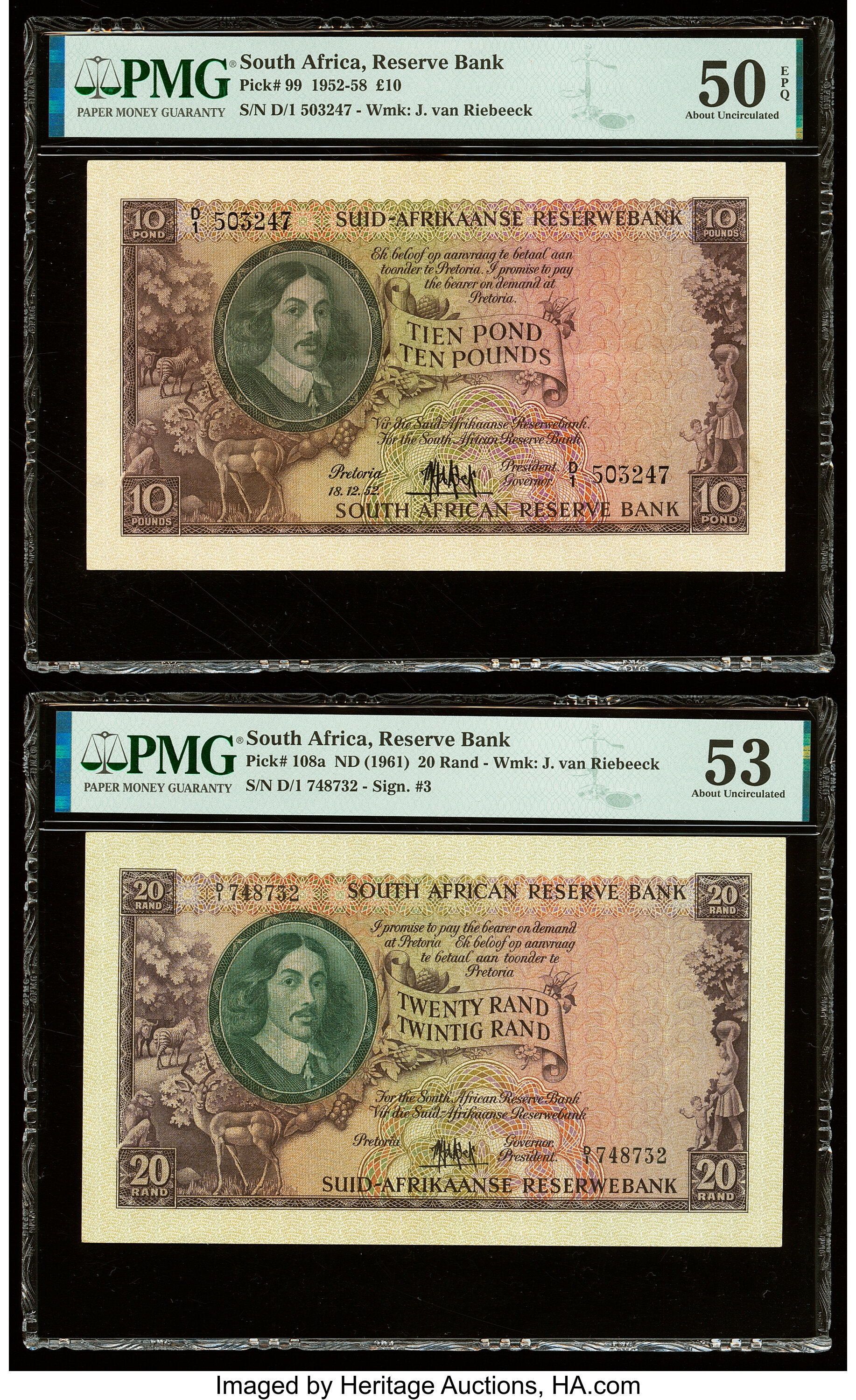 image for: South Africa  10 pounds (B727as1)