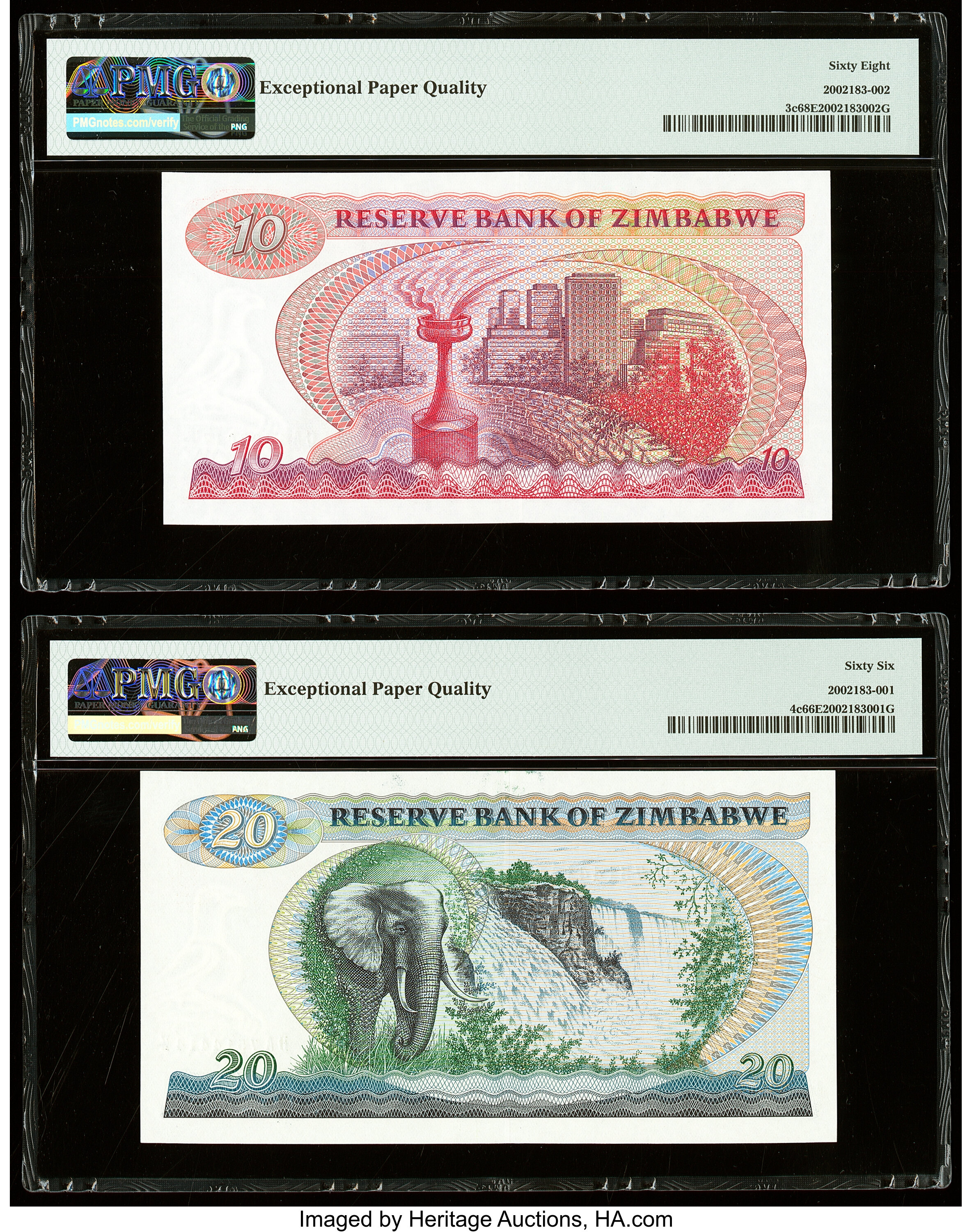 image for: Zimbabwe  10 dollars (B103ez)