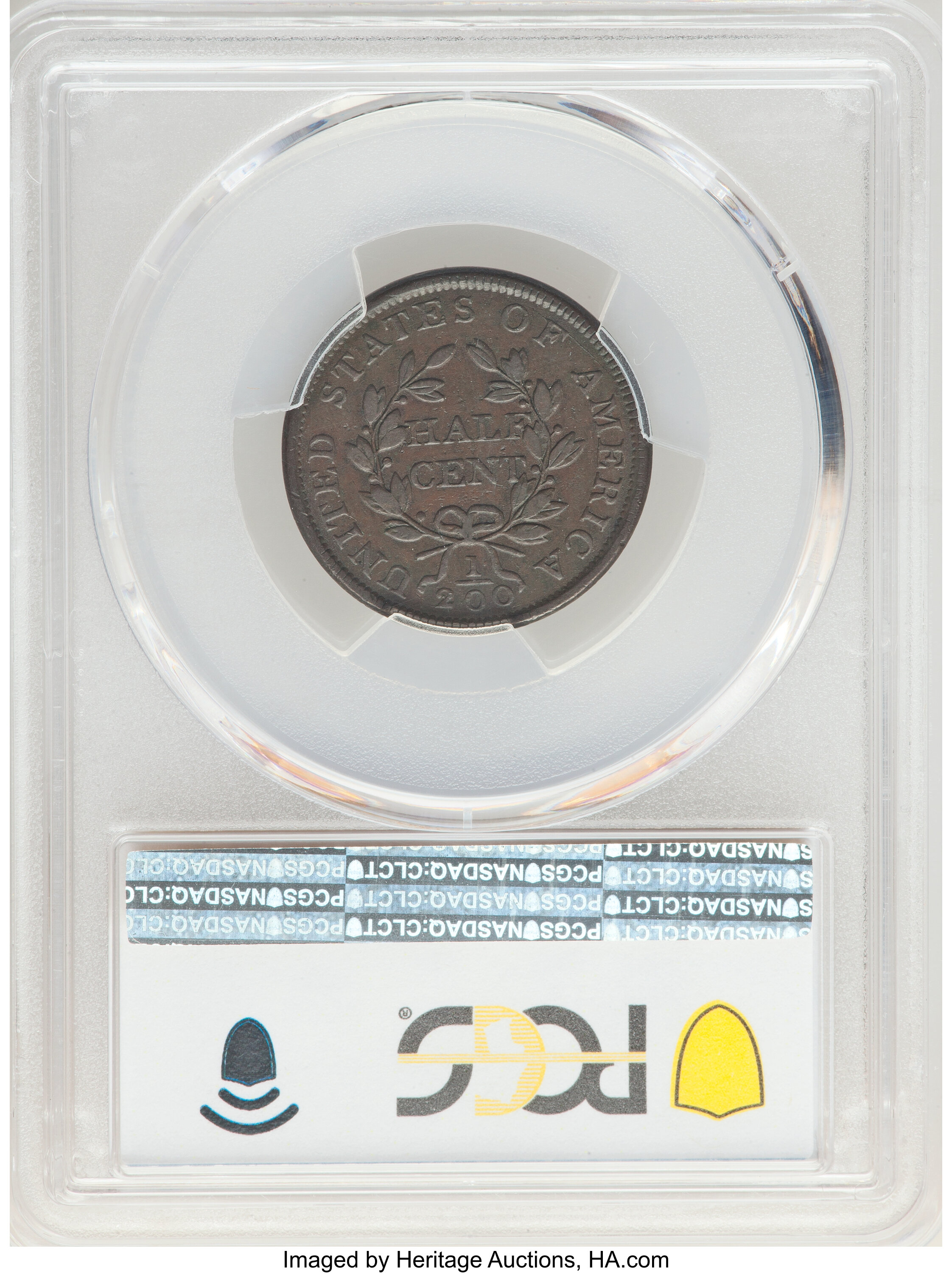 1804 1/2c Spiked Chin, C-7 MS BN VF30 BN thumbnail 10