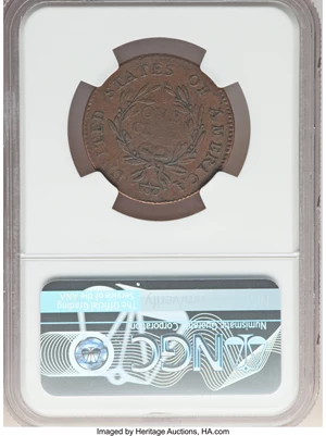 image for: 1794 1C Head of 1794, S-24, B-8, R.1, XF40 NGC....