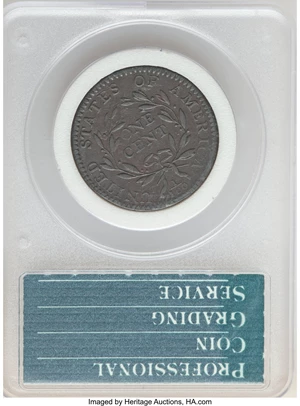 image for: 1794 1C Head of 1794, S-60, B-52, R.3, XF40 PCGS....
