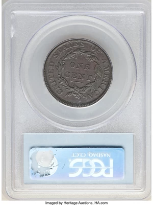 image for: 1812 1C Large Date, S-288, B-3, R.2, AU53 PCGS....