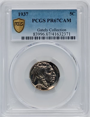 image for: 1937 5C PR67 Cameo PCGS....