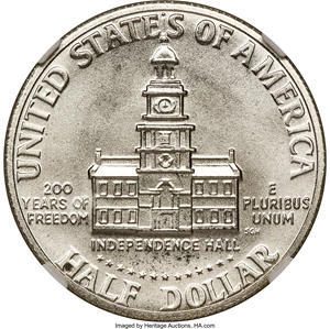 image for: 1976-S 50C Silver MS69 NGC....
