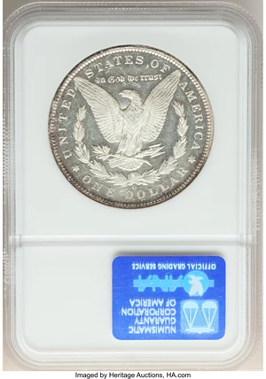 image for: 1894-O $1 AU58 Deep Prooflike NGC....