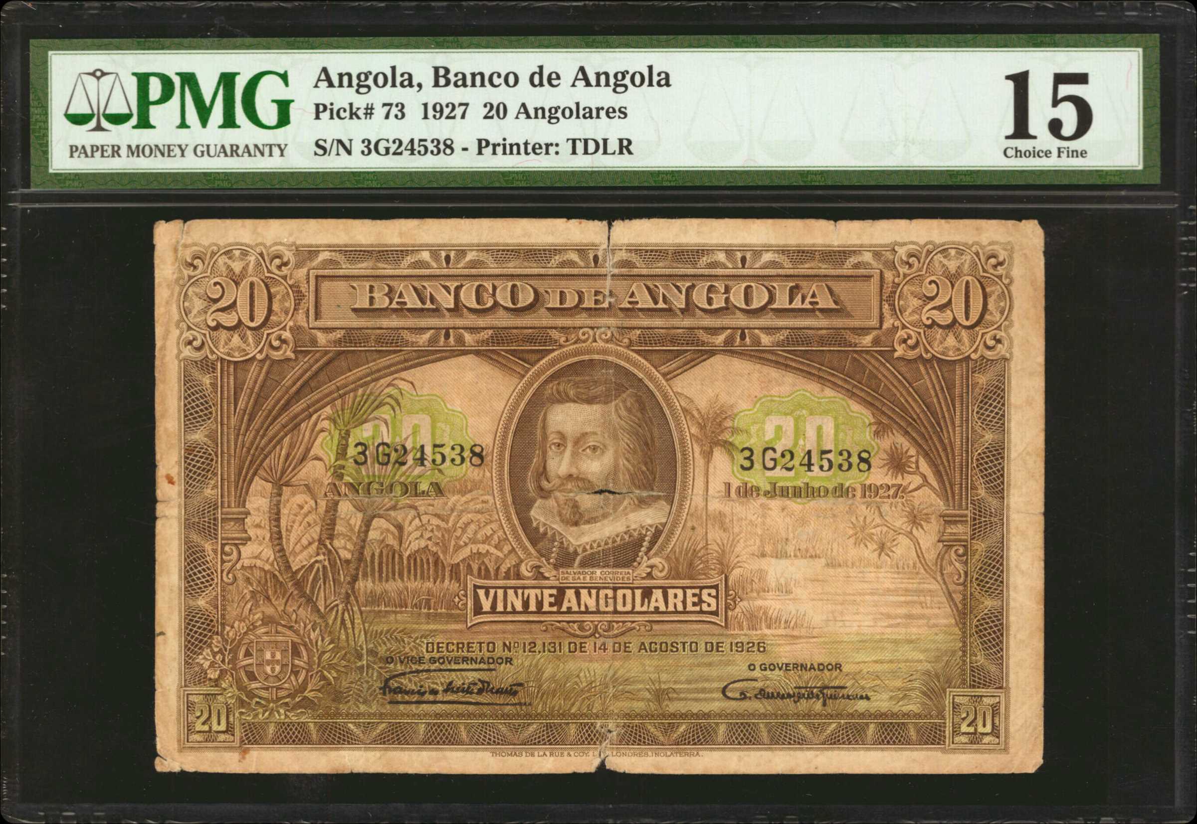 image for: Angola  20 angolares(B402a2)