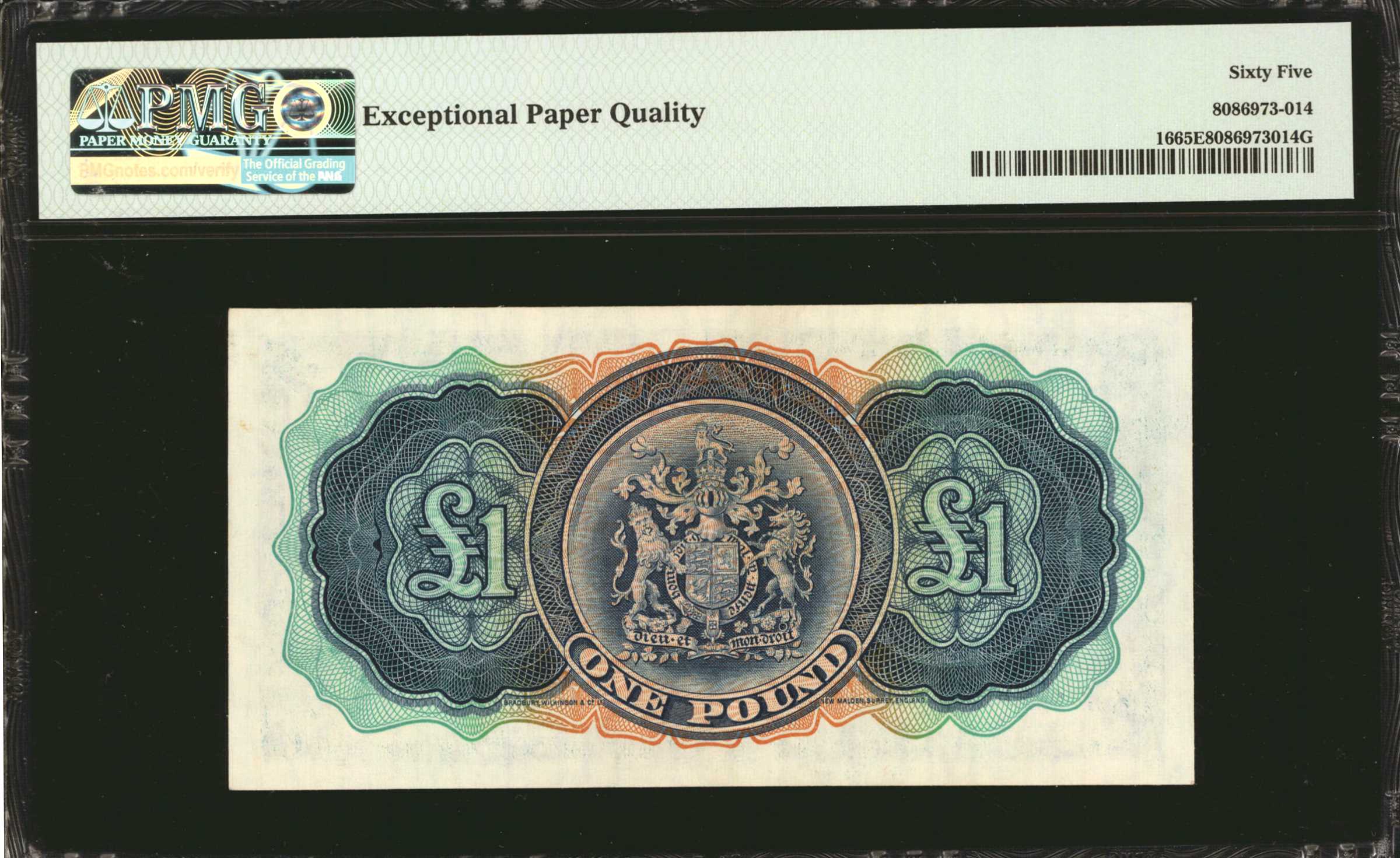 image for: Bermuda  1 pound(B117a)